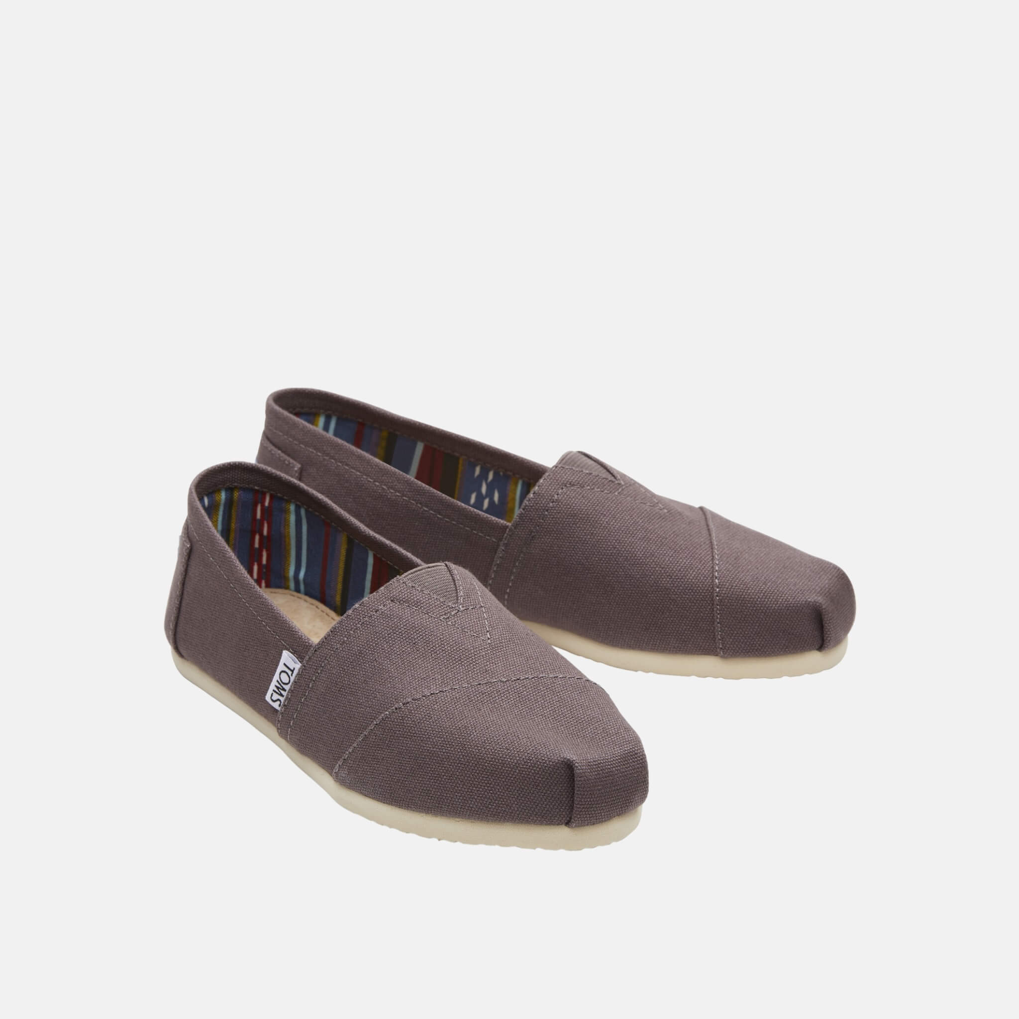 Damskie szare TOMS Core Classics Alpargata