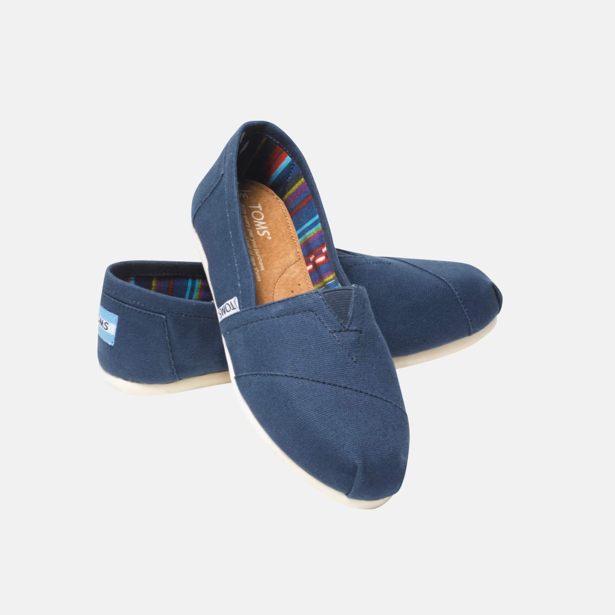 Damskie niebieskie TOMS Core Classics Alpargata