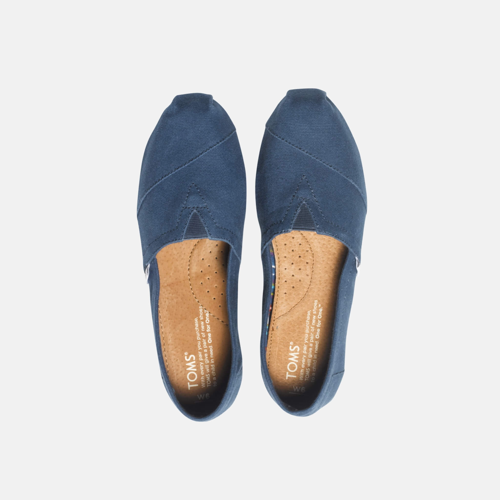Damskie niebieskie TOMS Core Classics Alpargata