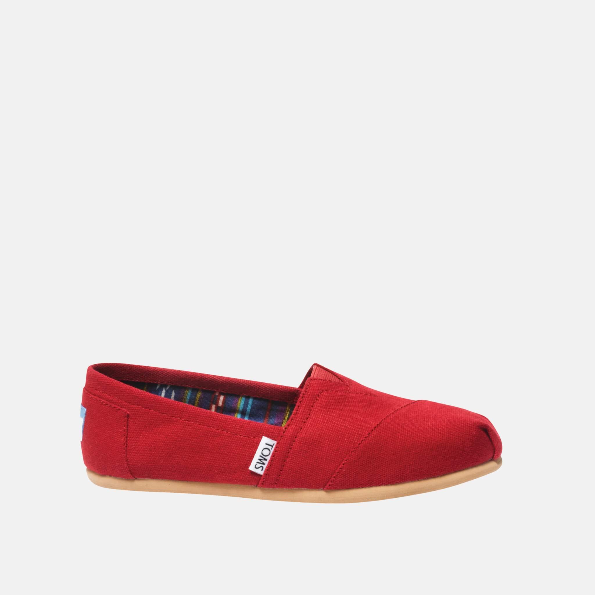 Damskie czerwone TOMS Core Classics Alpargata