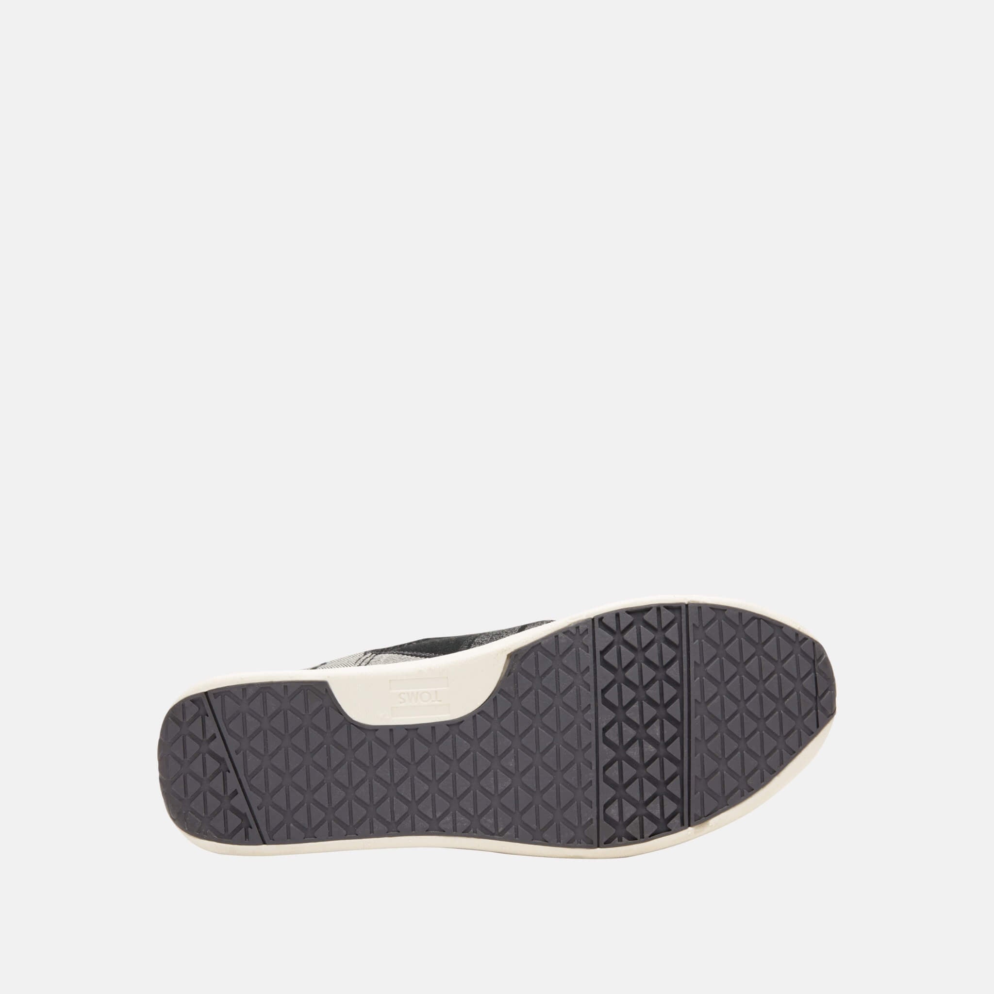 Czarno-białe damskie TOMS Plaid Del Rey