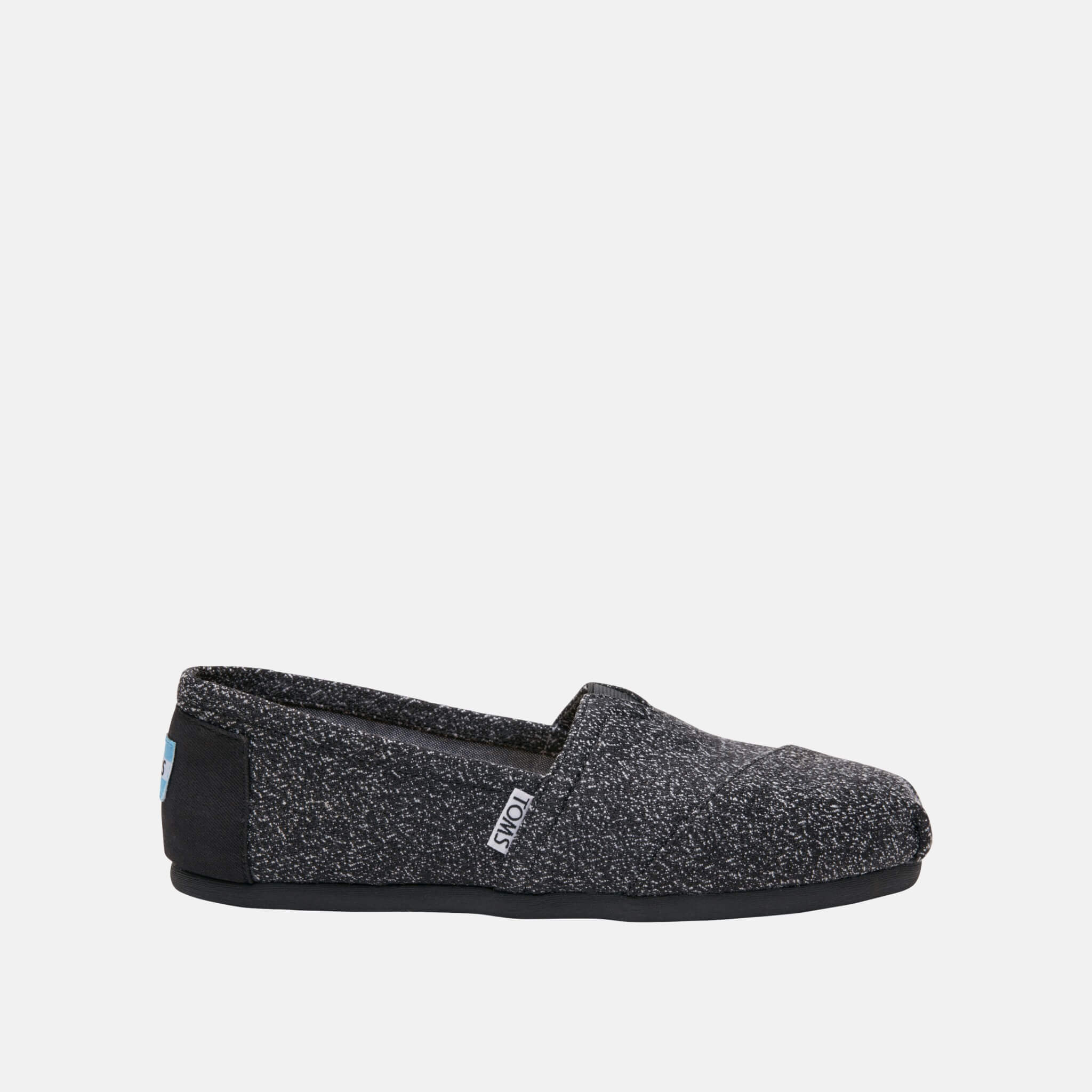 Czarne damskie TOMS Marl Classic Alpargata
