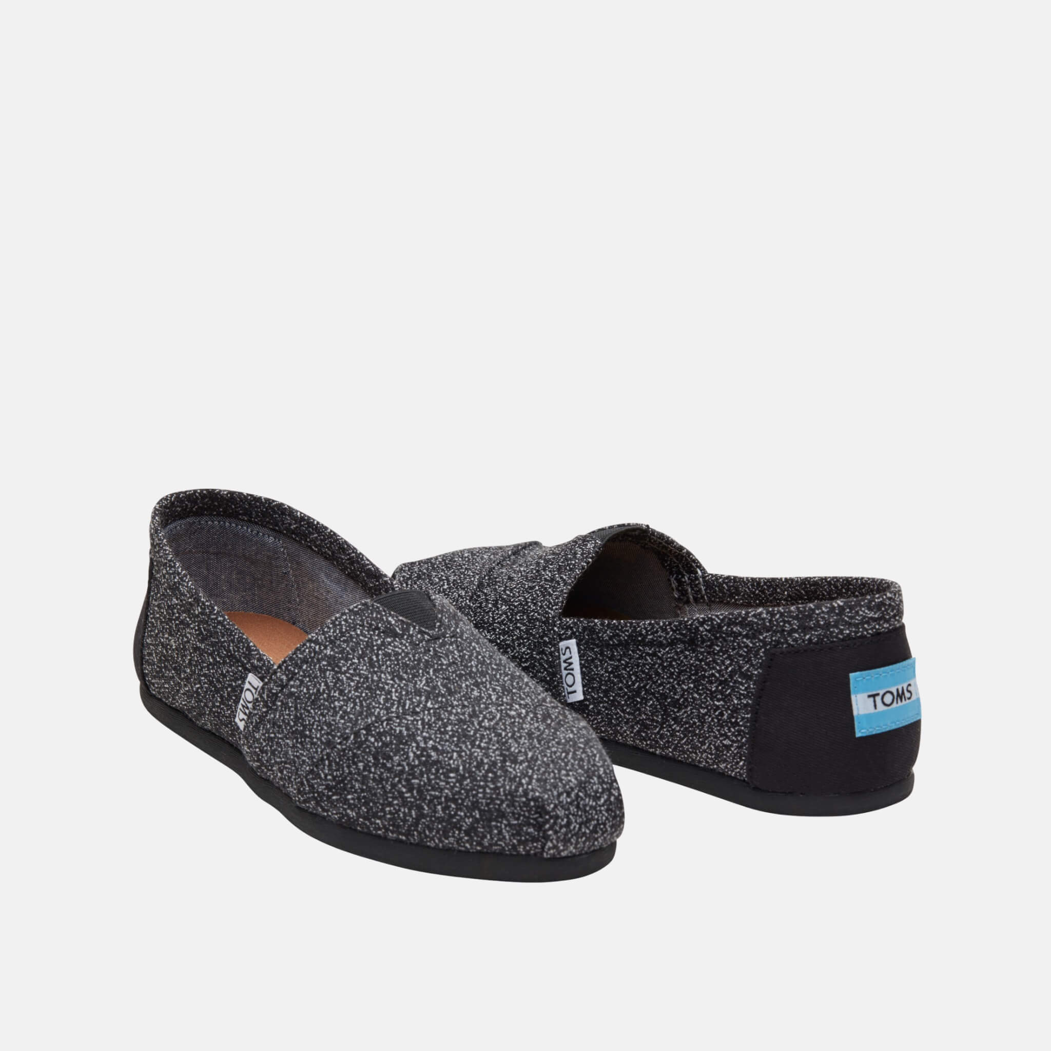Czarne damskie TOMS Marl Classic Alpargata