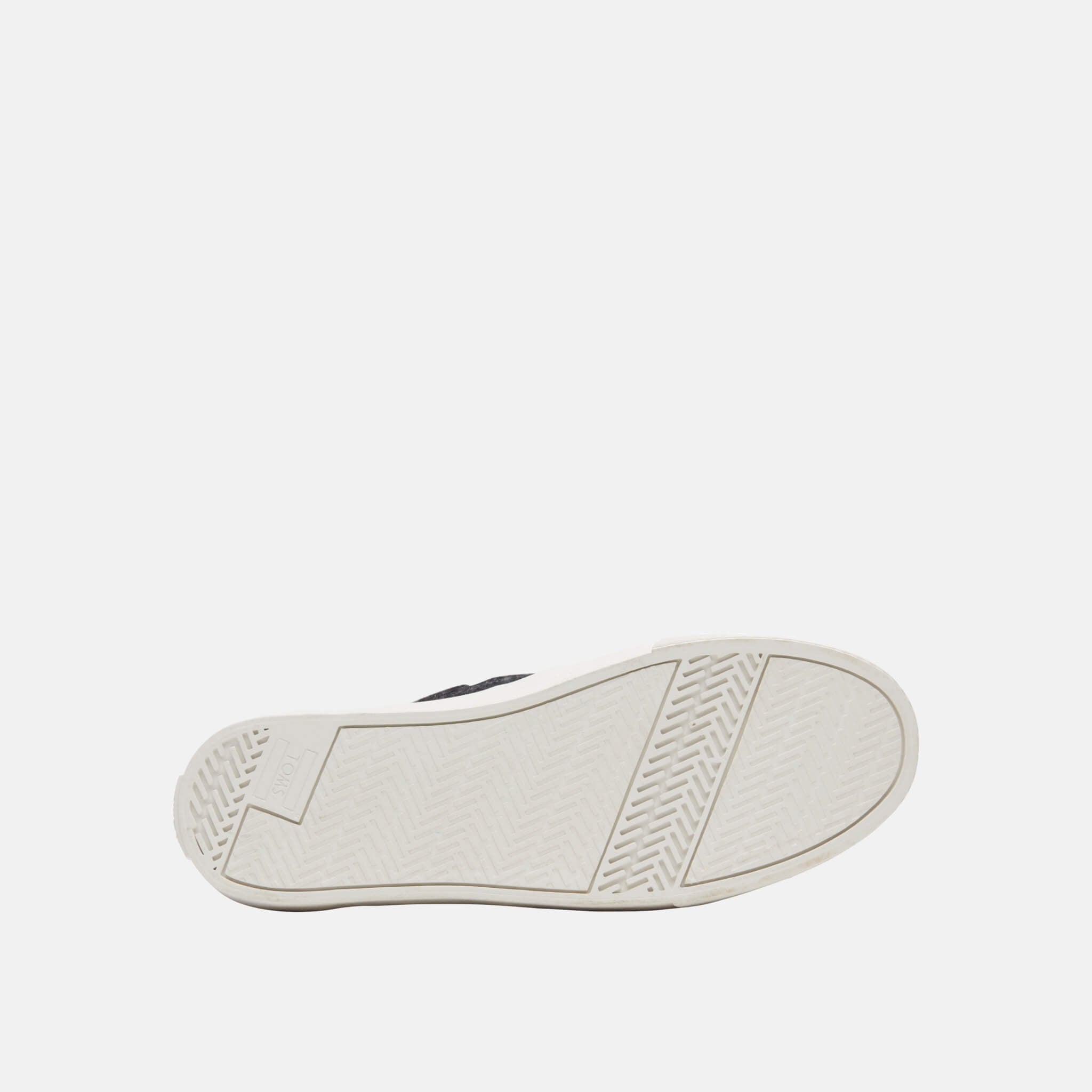Czarne damskie wełniane TOMS Altair Slip-on w kropki
