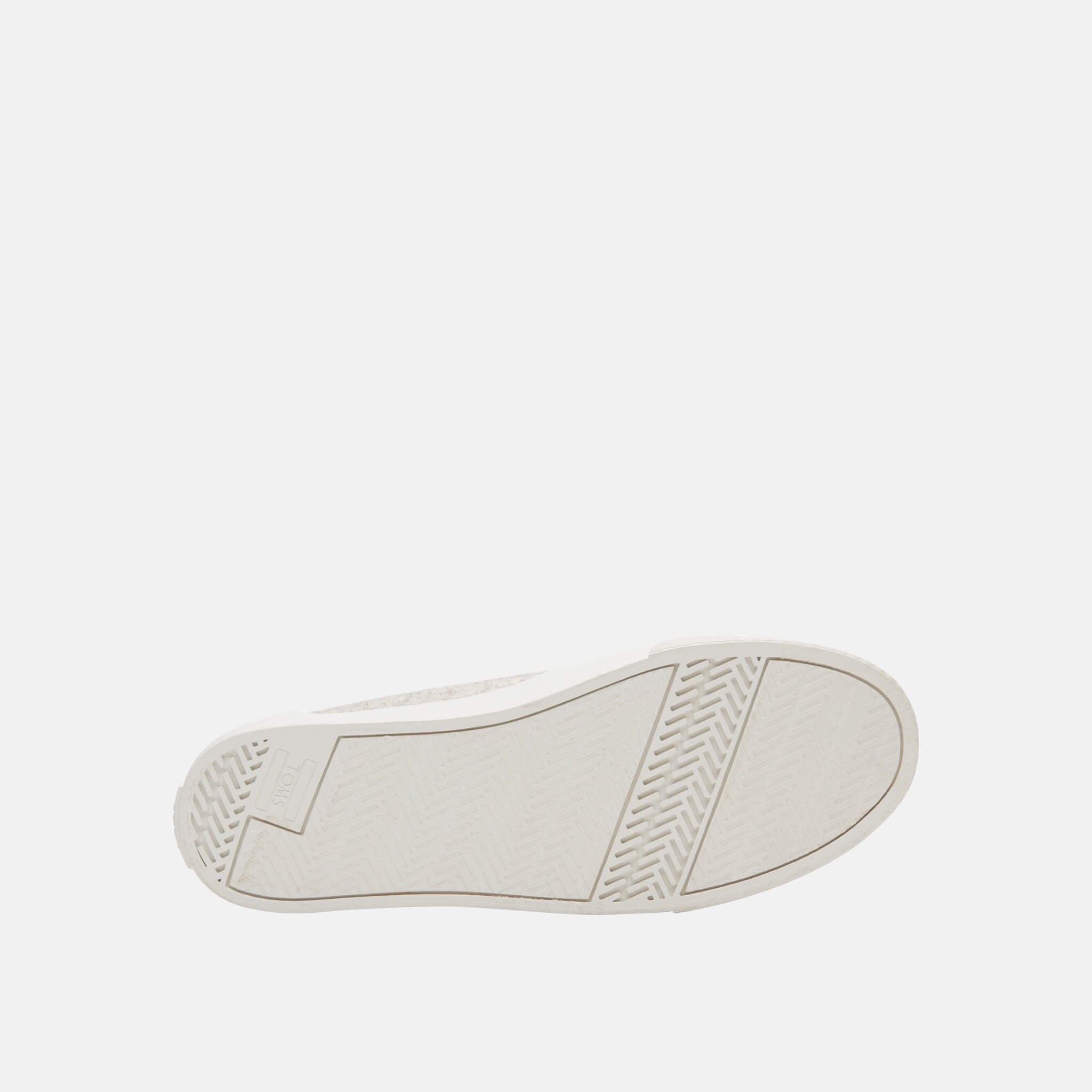 Kremowe damskie wełniane kapcie TOMS Altair Slip-on