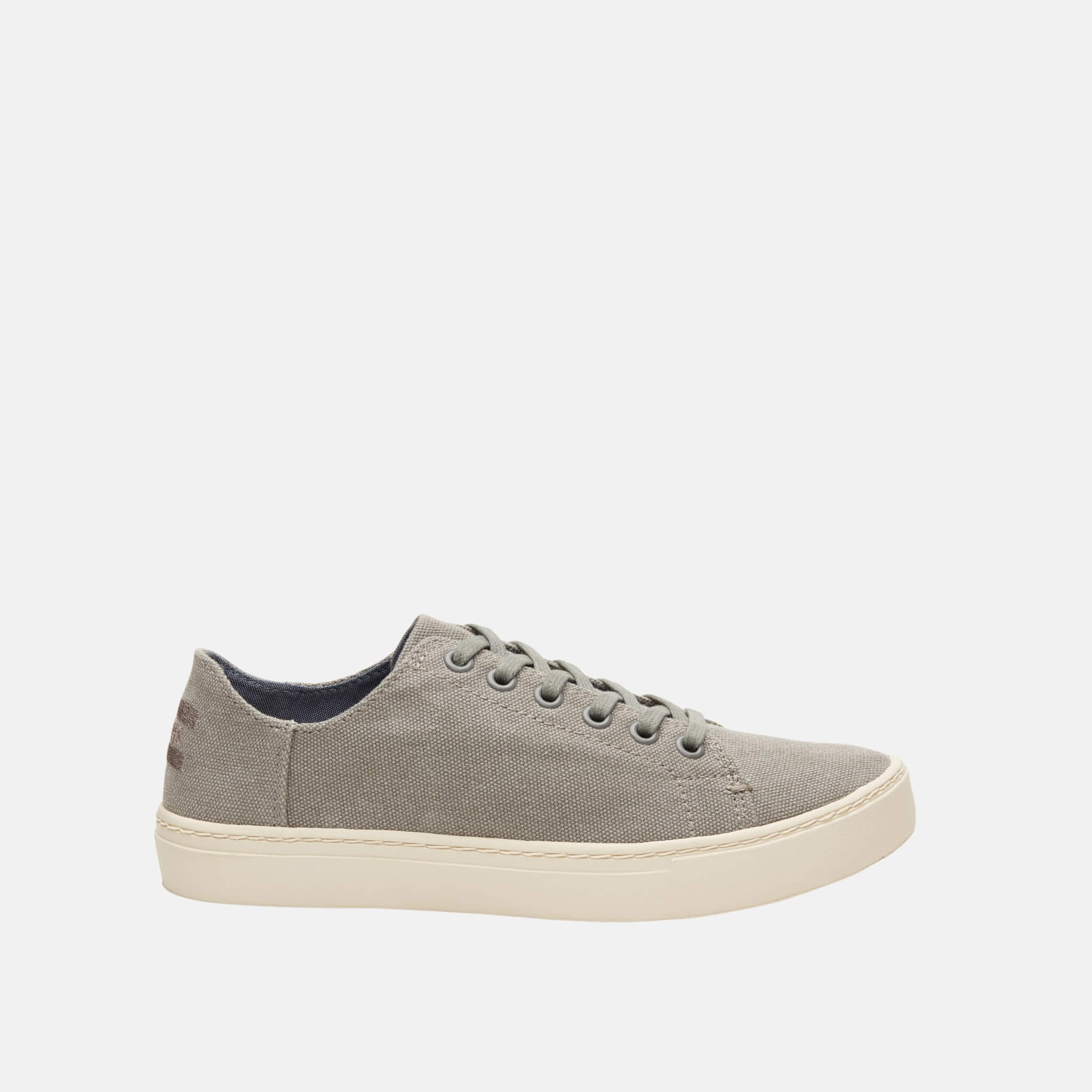 Women's Gray TOMS Washed Canvas Lenox