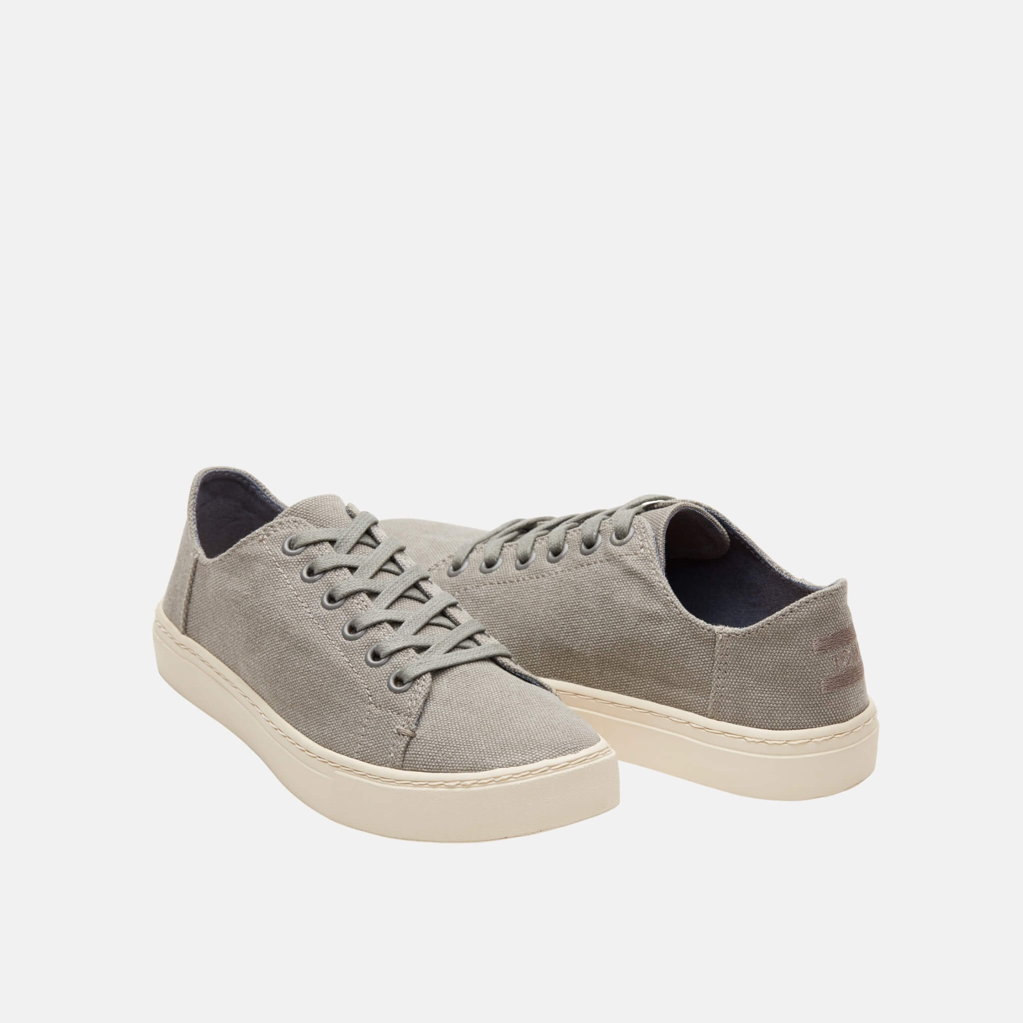 Women's Gray TOMS Washed Canvas Lenox