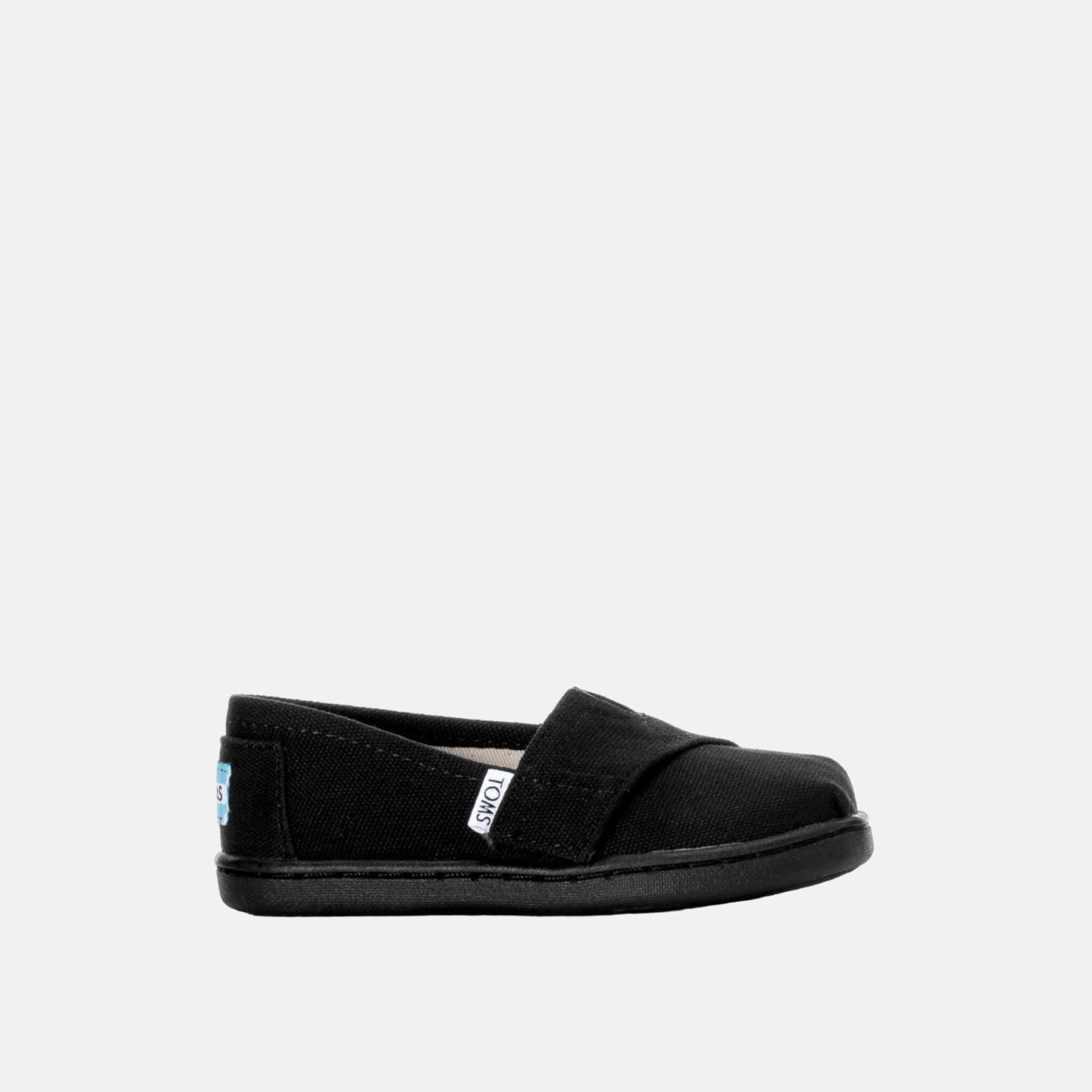 Dziecięce czarne TOMS Core Classics Tiny Alpargata