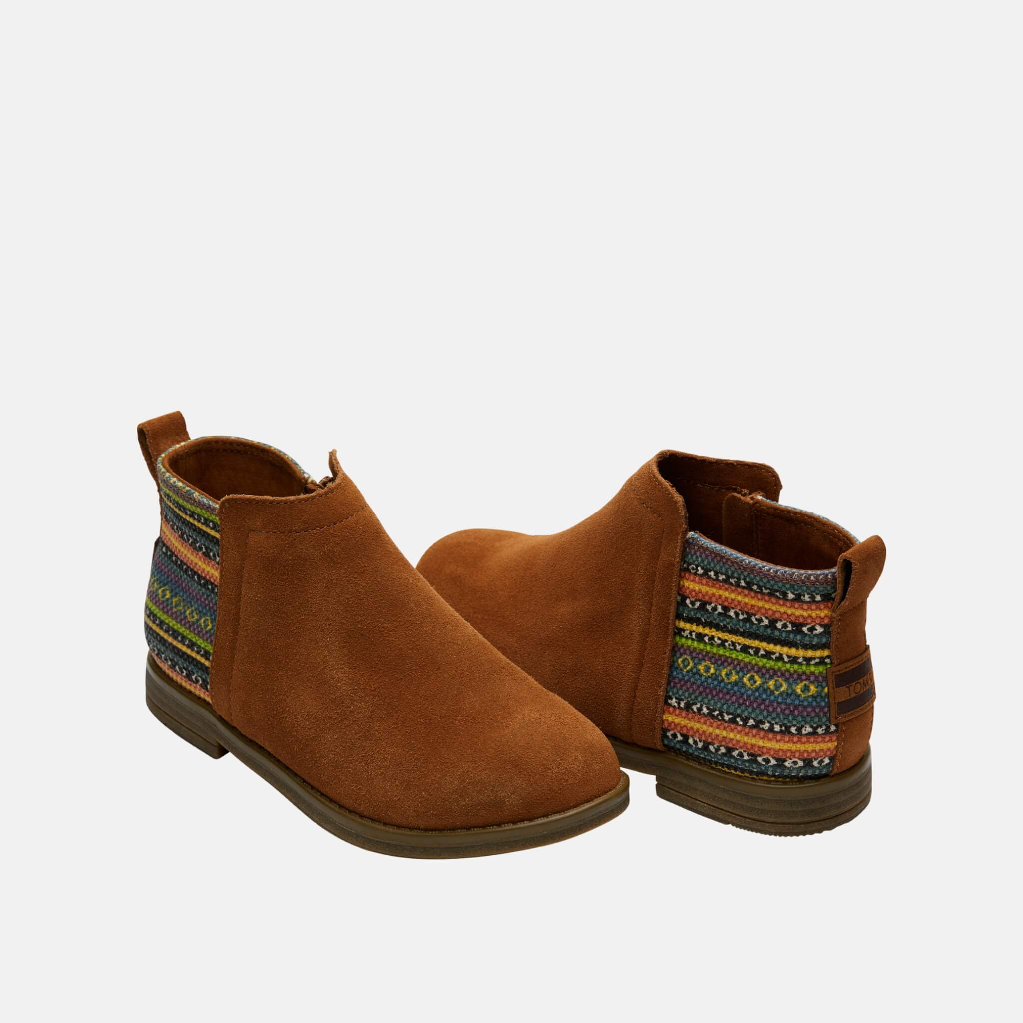 Brązowe dziecięce TOMS Youth Deia