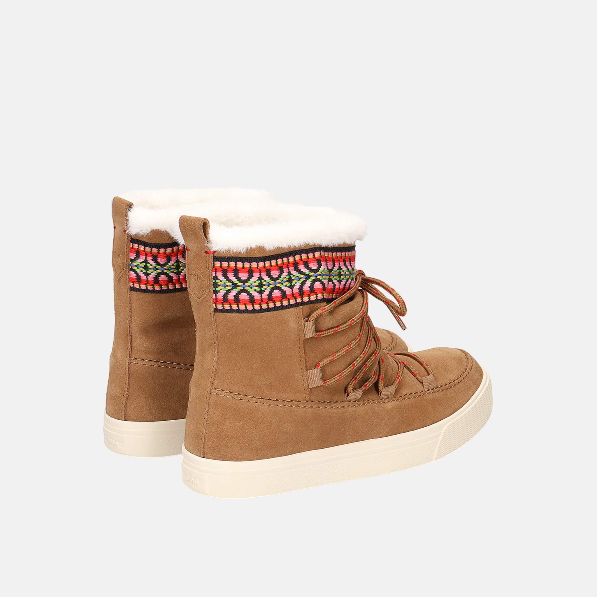 Damskie brązowe śniegowce TOMS Alpine