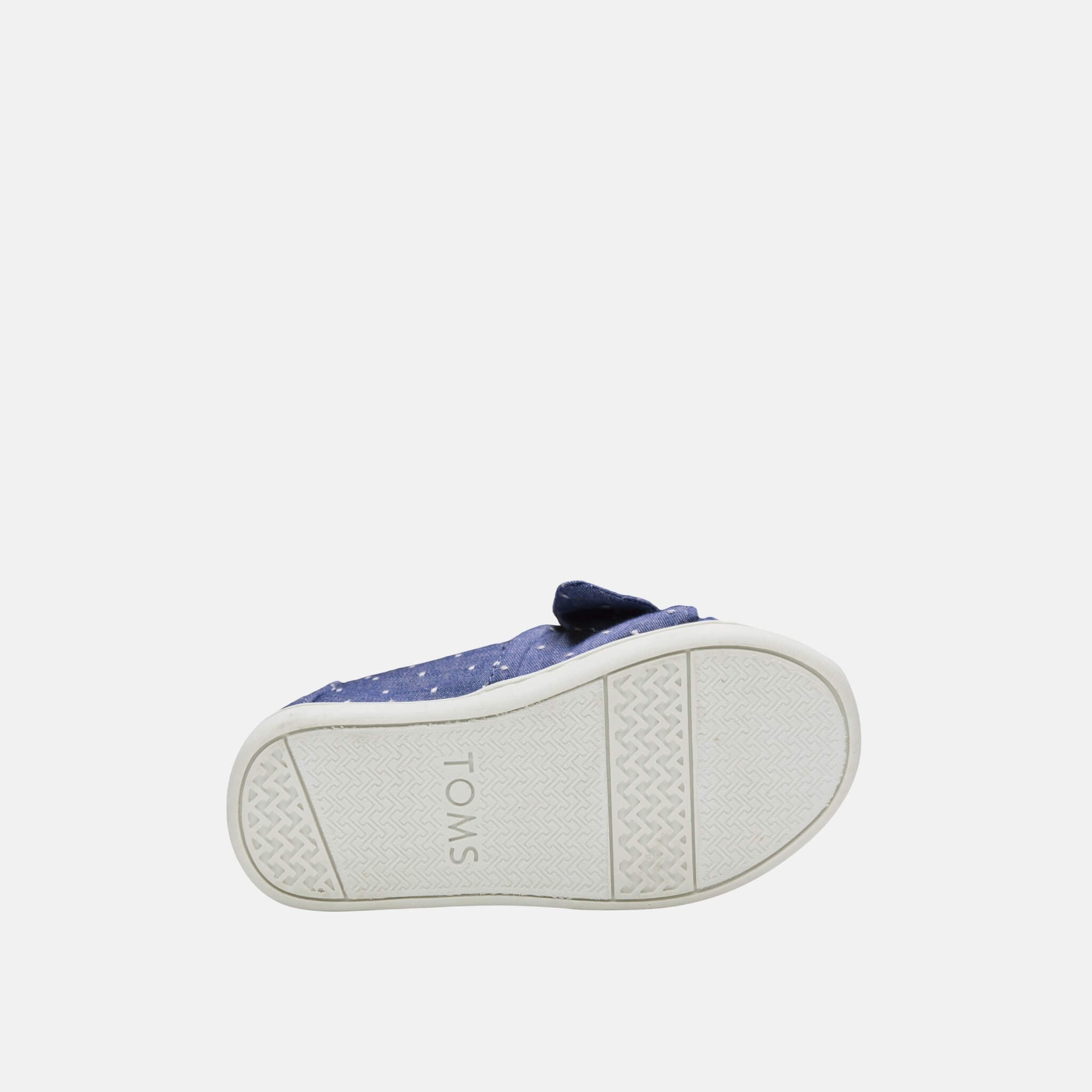 Dziecięce niebieskie TOMS Bow Seasonal Classics Tiny Alpargata