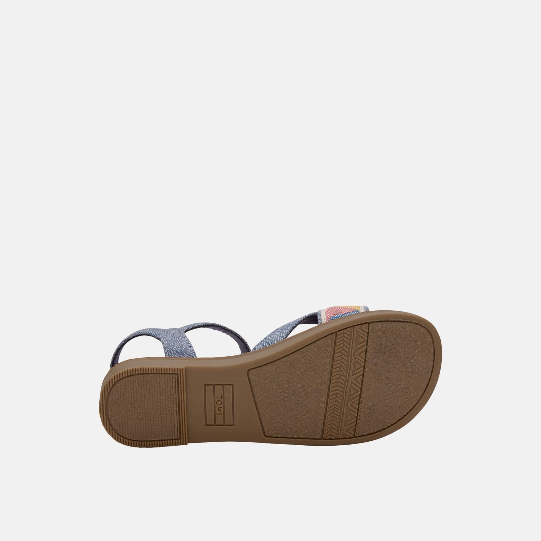 Niebieskie sandały dziecięce TOMS Youth Tribal Lexie