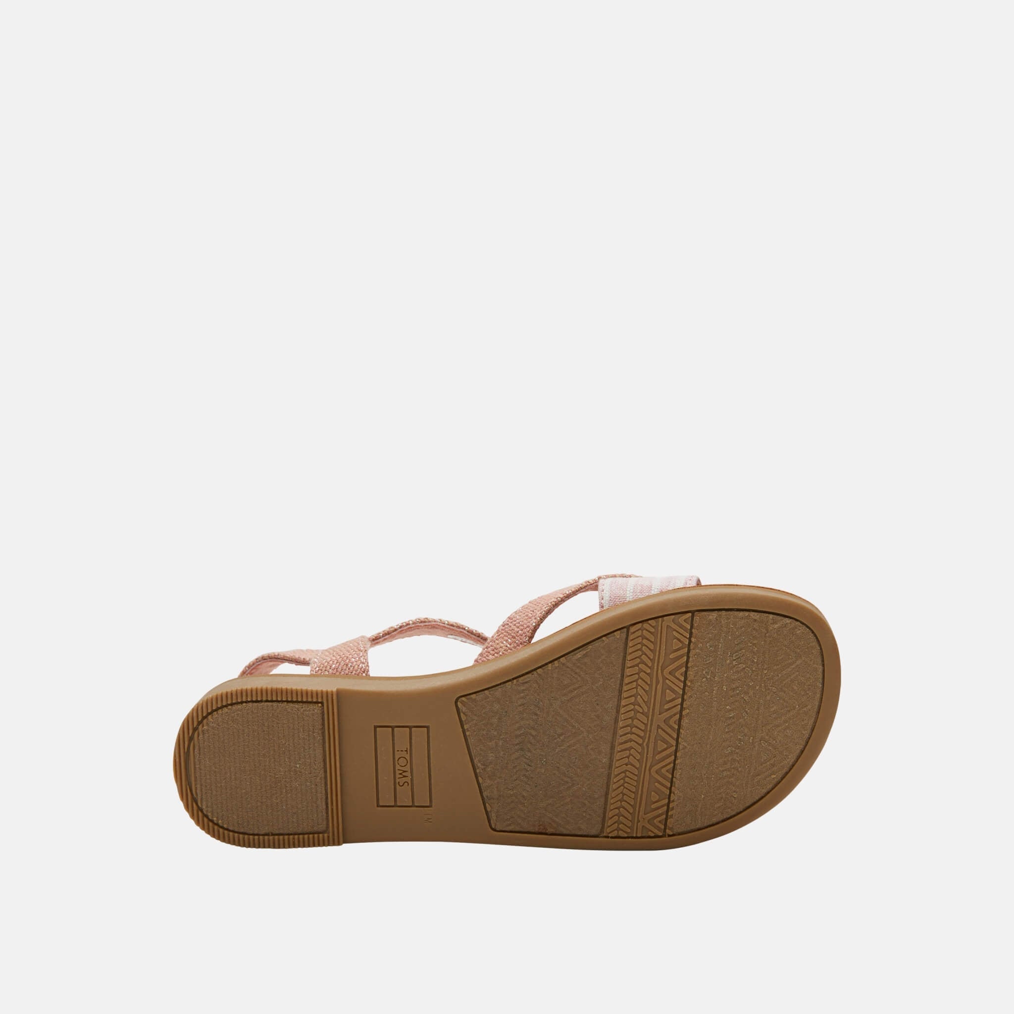 Różowe sandały dziecięce TOMS Youth Metallic Lexie