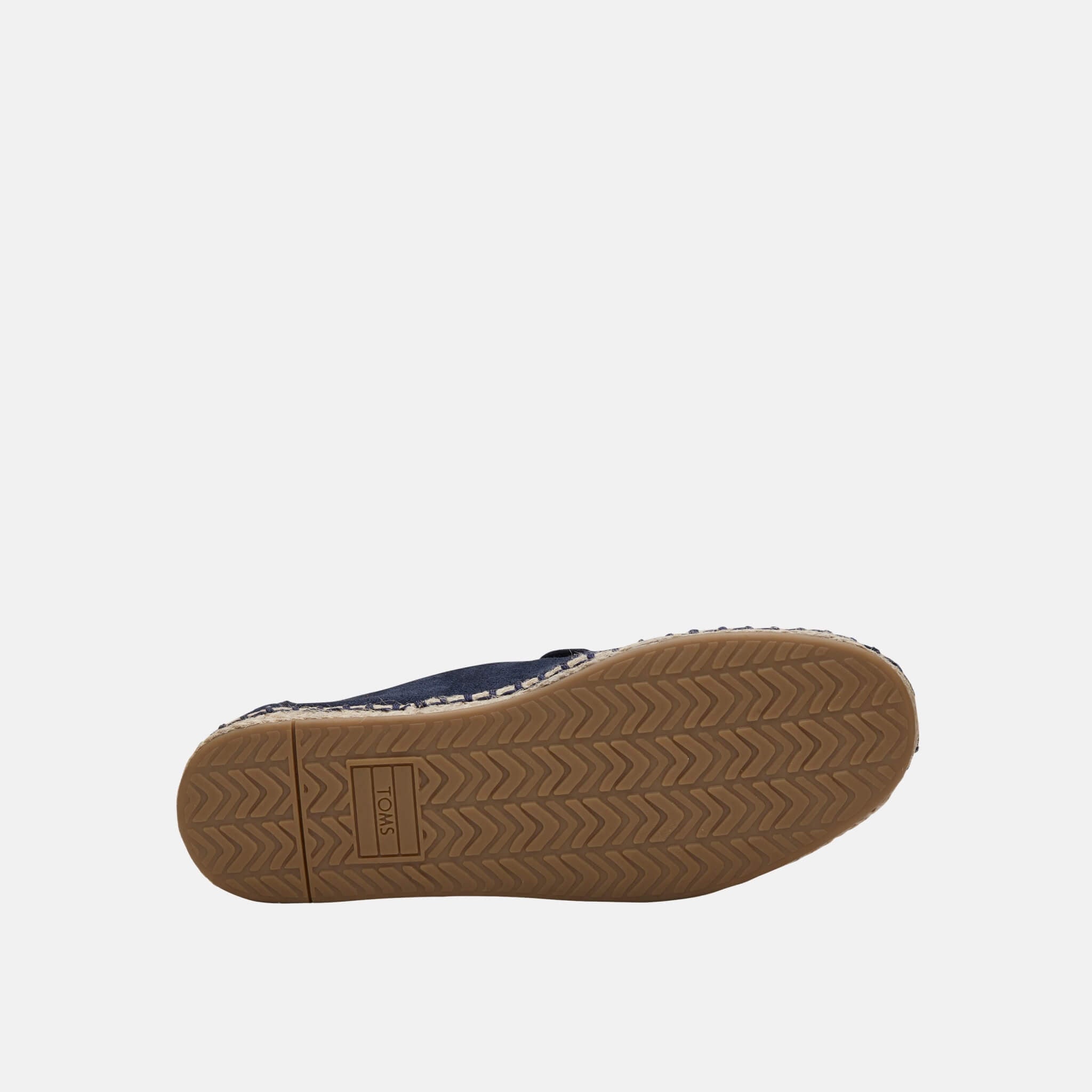 Damskie niebieskie TOMS Tassel Suede Deconstructed Alpargata