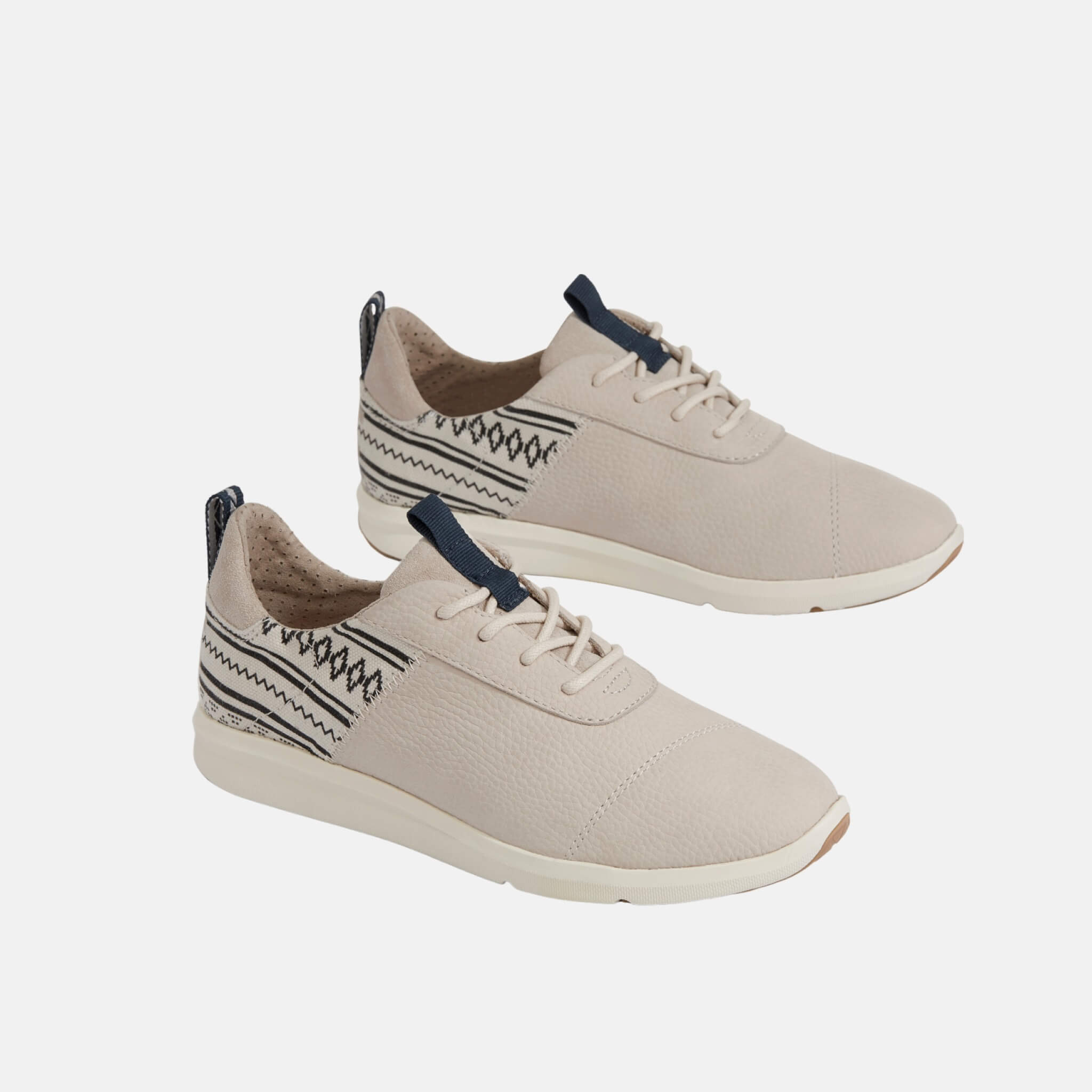 Women's Beige TOMS Nubuck Cabrillo