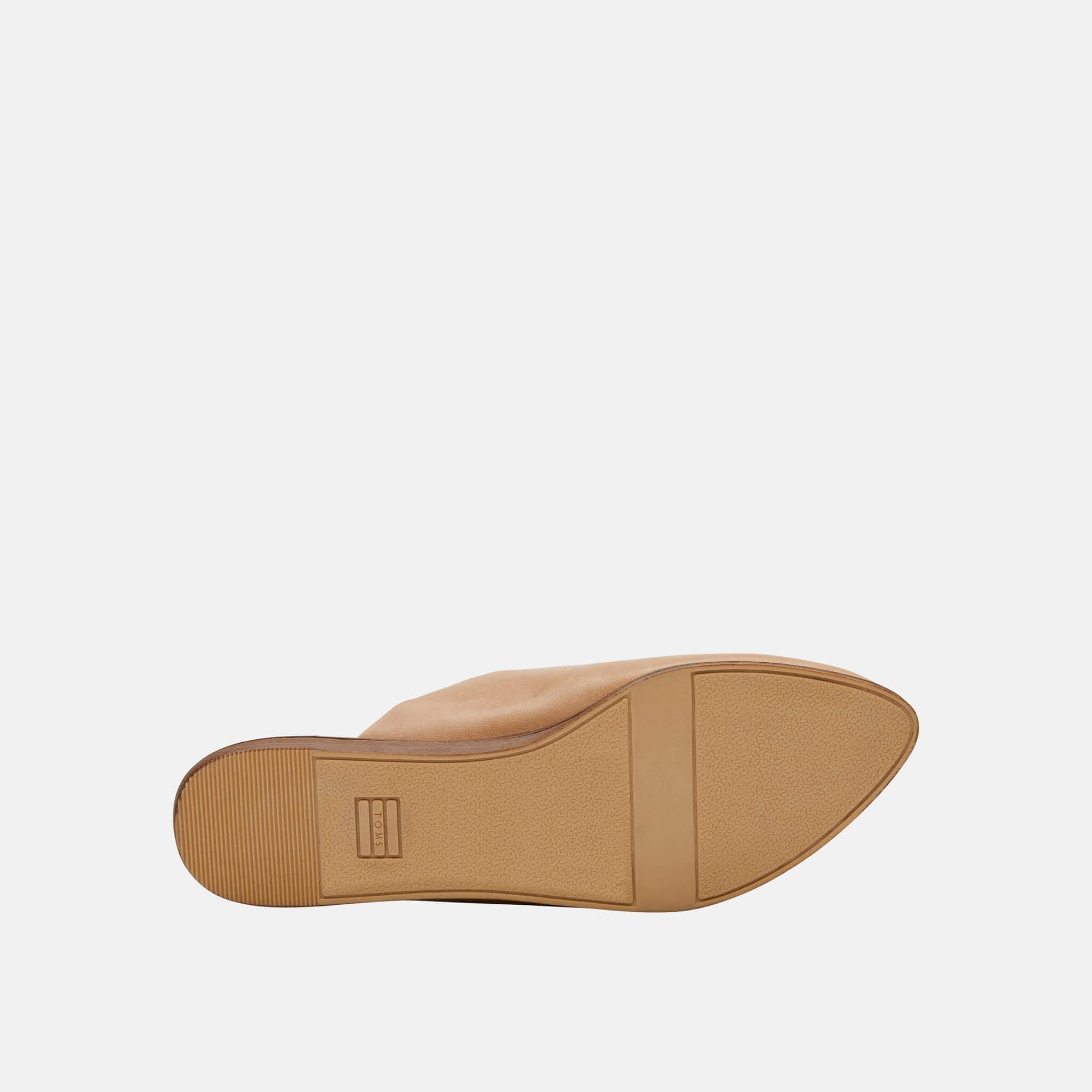 Damskie brązowe kapcie TOMS Leather Jutti Mule