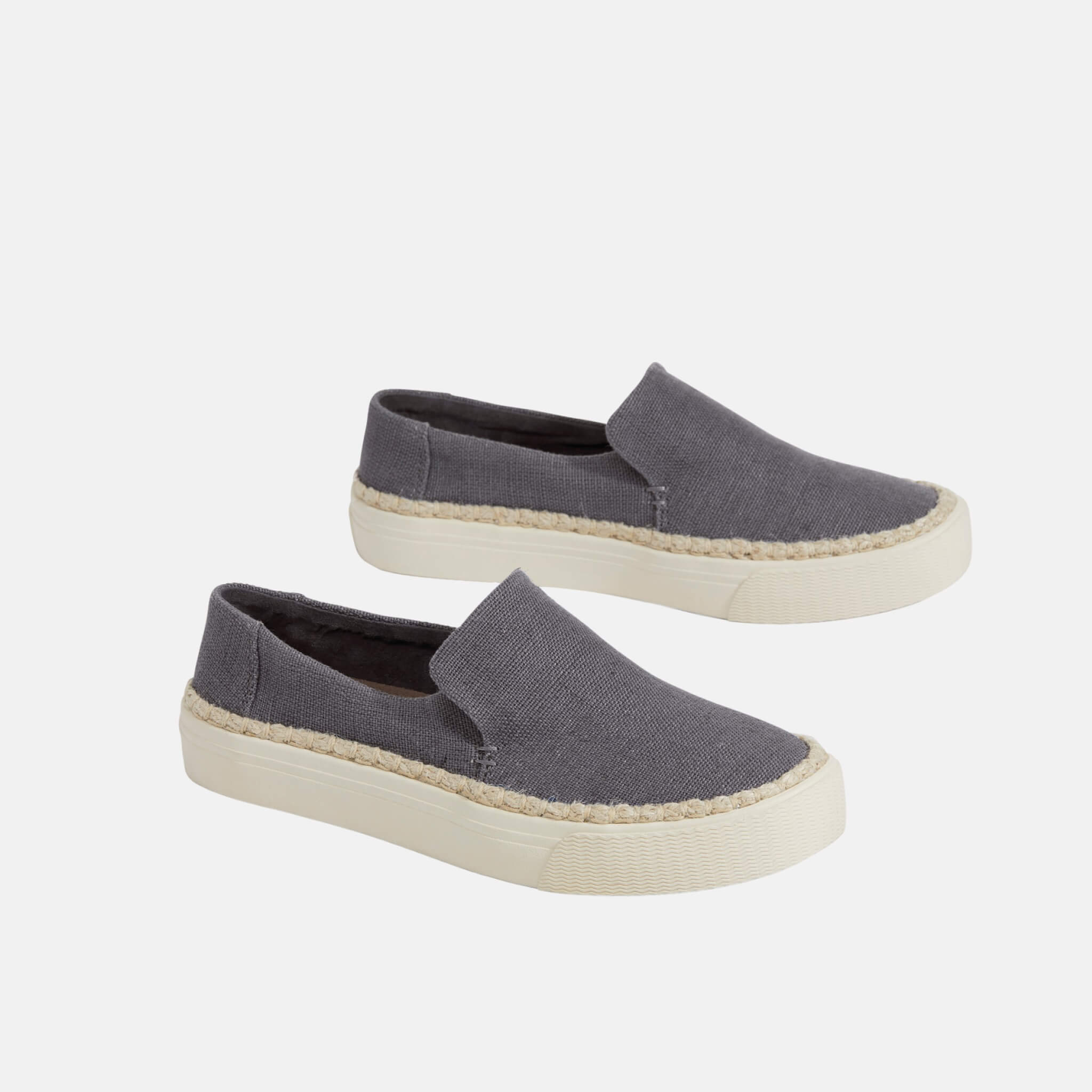Damskie szaro-niebieskie slip-ony TOMS Canvas Sunset