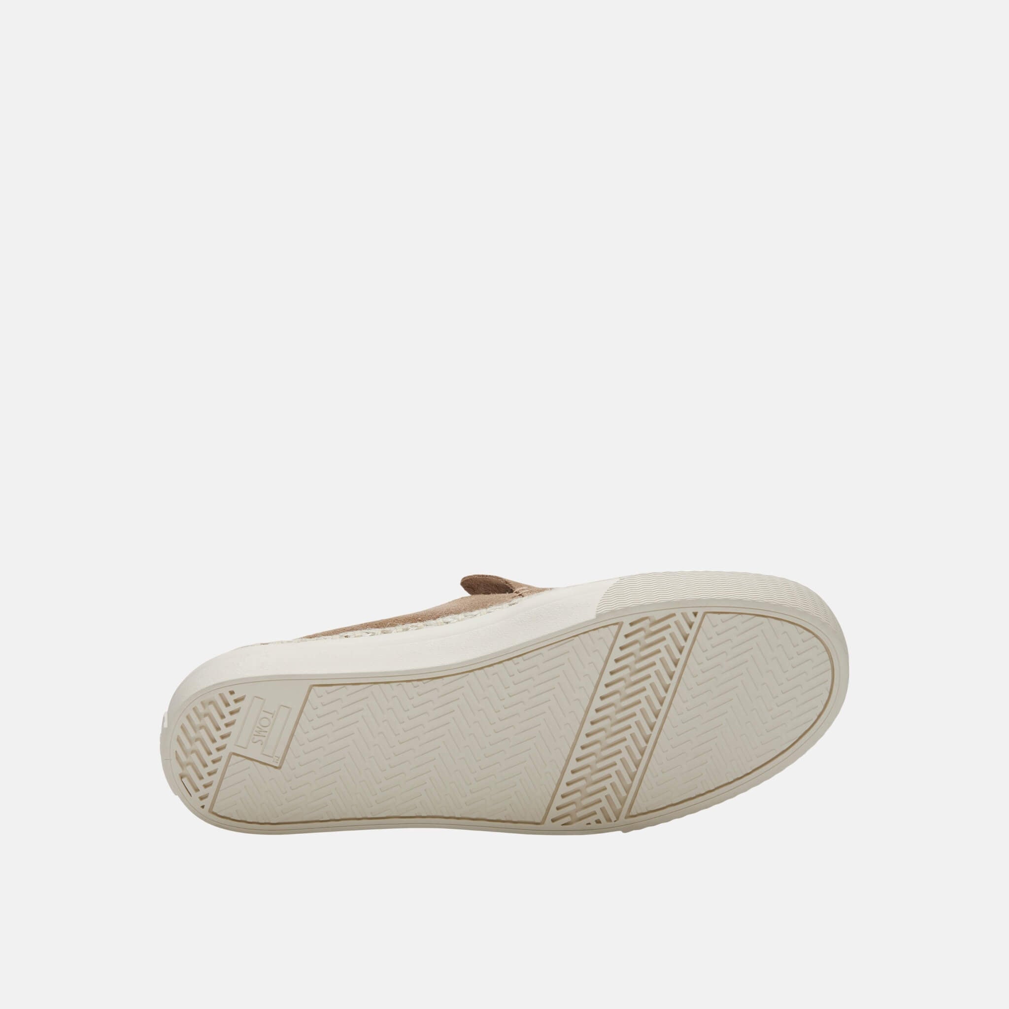Damskie brązowe slip-ony TOMS Suede Sunset