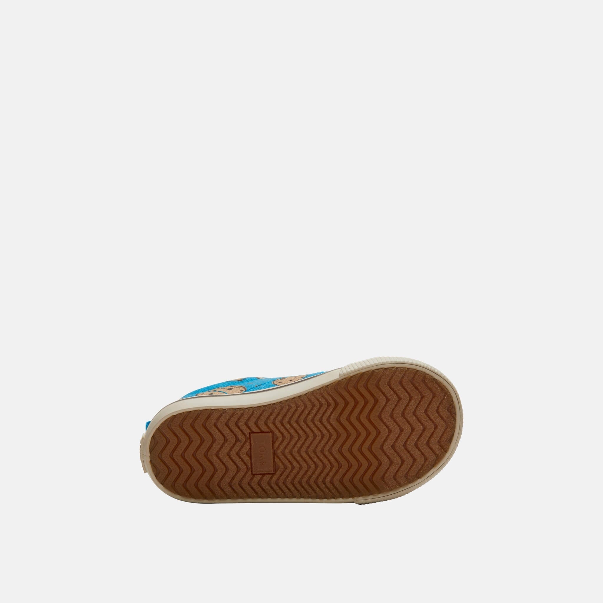 Dziecięce niebieskie TOMS Sesame Street Cookie Monster Tiny Doheny Sneakers