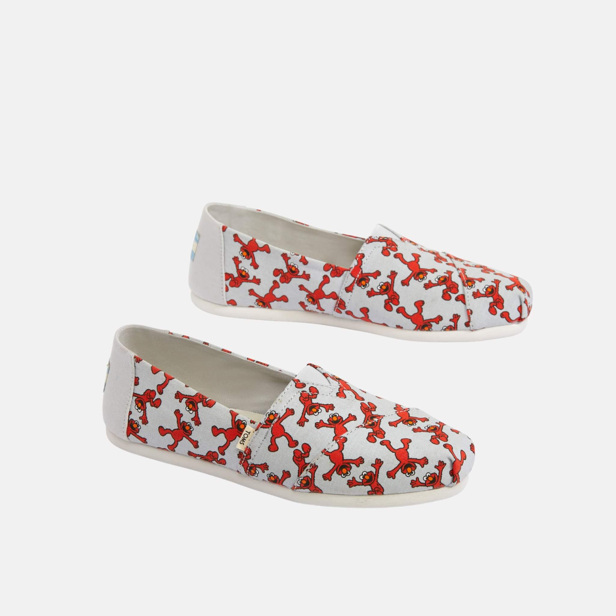 Damskie jasnoszare espadryle TOMS Sesame Street Collection Alpargata