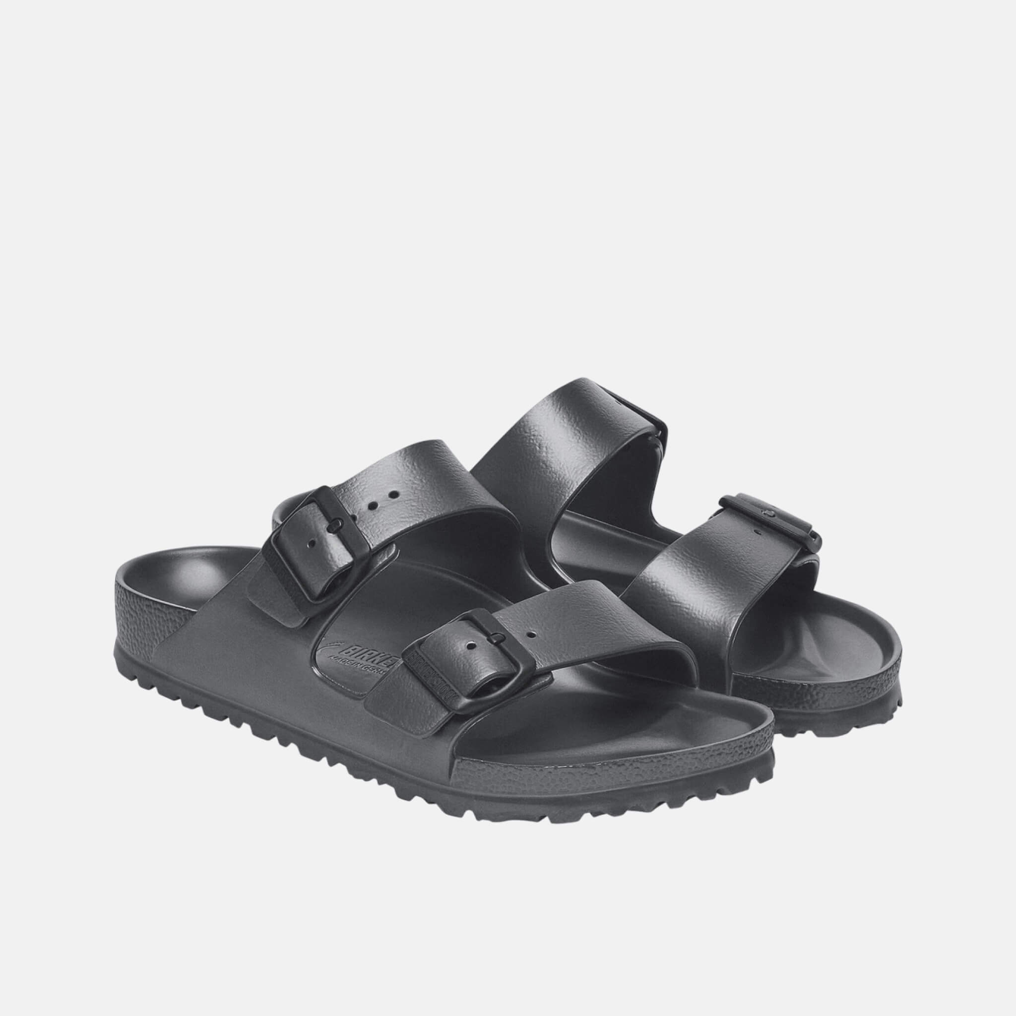 Antracytowe klapki Birkenstock Arizona EVA