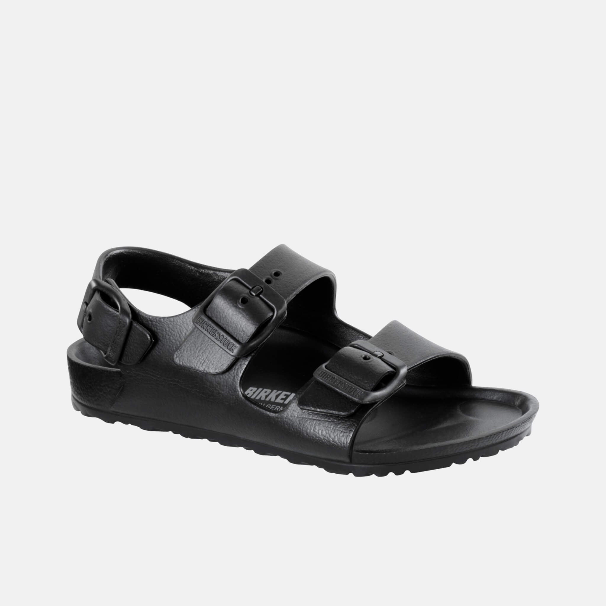 Dziecięce czarne sandały Birkenstock Milano Essentials Kids EVA