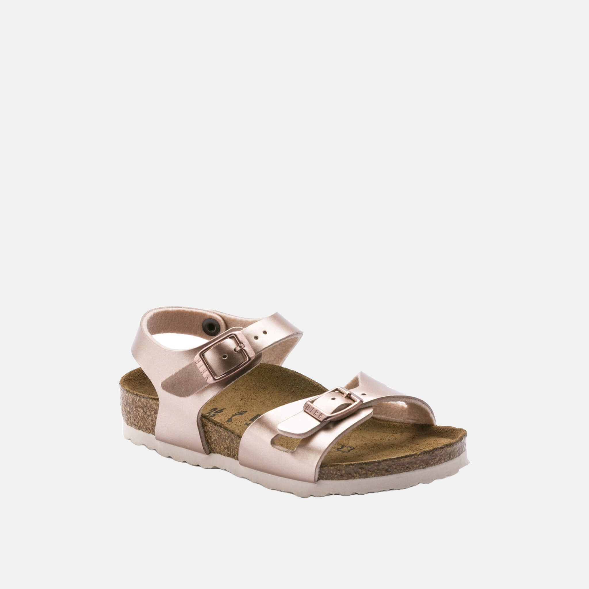 Dziecięce różowe sandały Birkenstock Rio Birko-Flor Electric Metallic