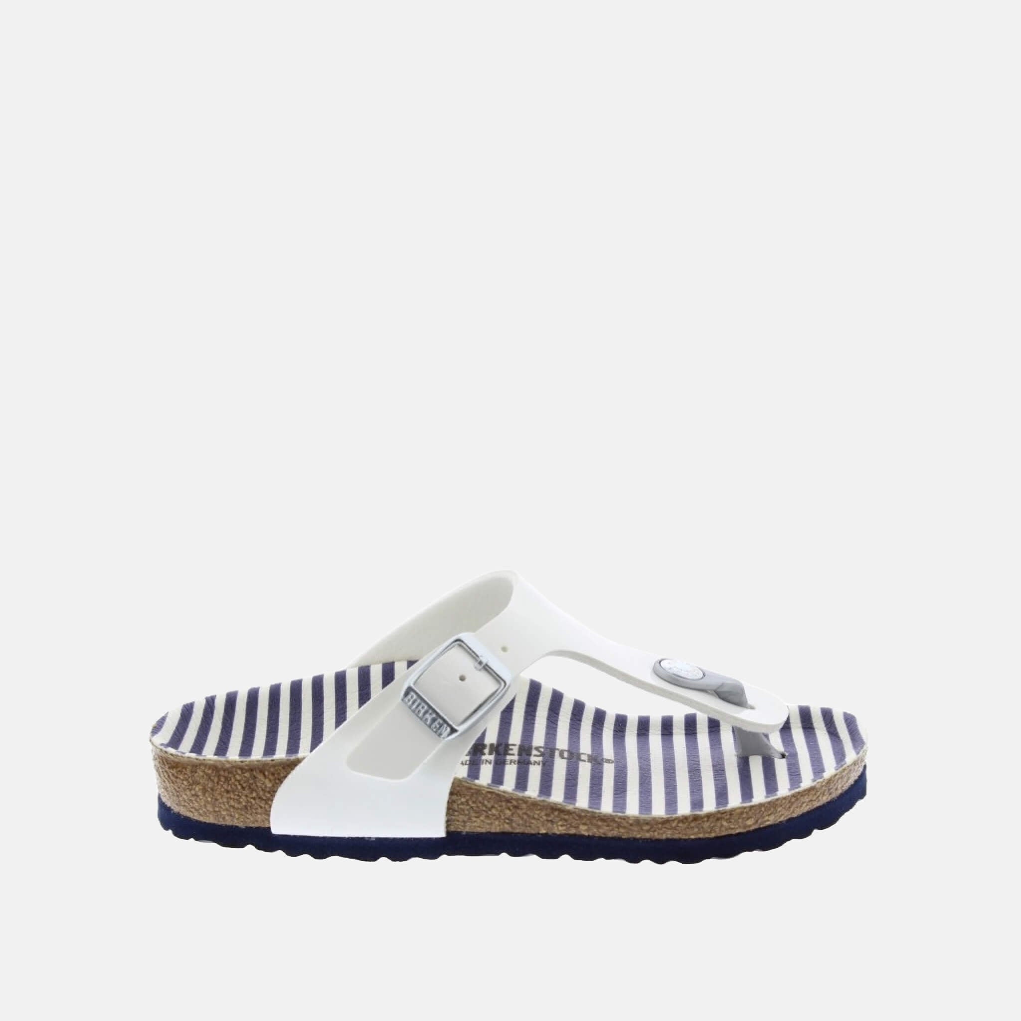 Dziecięce białe japonki Birkenstock Gizeh Birko-Flor