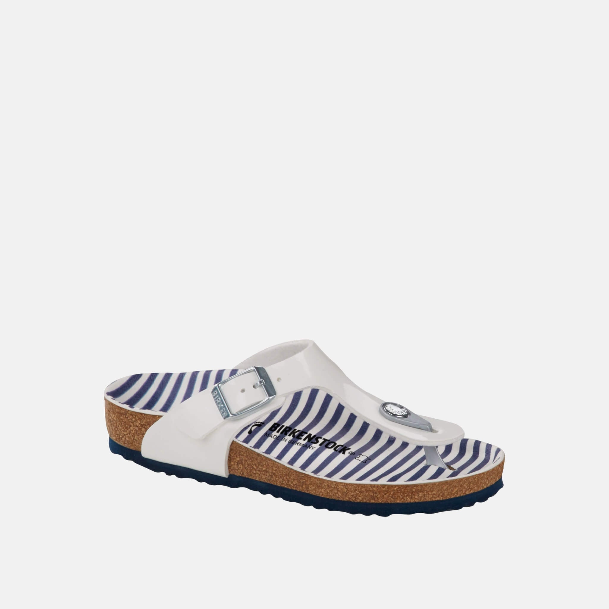 Dziecięce białe japonki Birkenstock Gizeh Birko-Flor