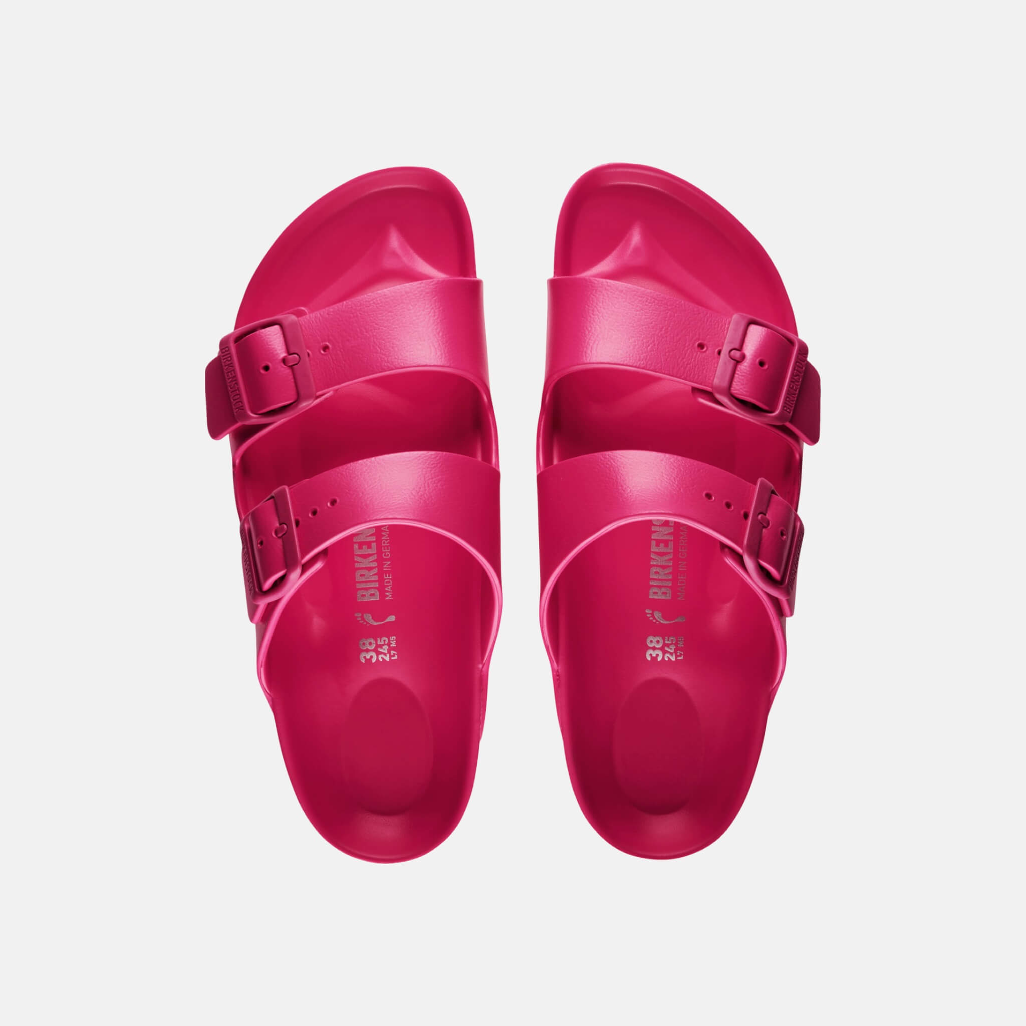 Fioletowe klapki Birkenstock Arizona EVA w wersji wąskiej