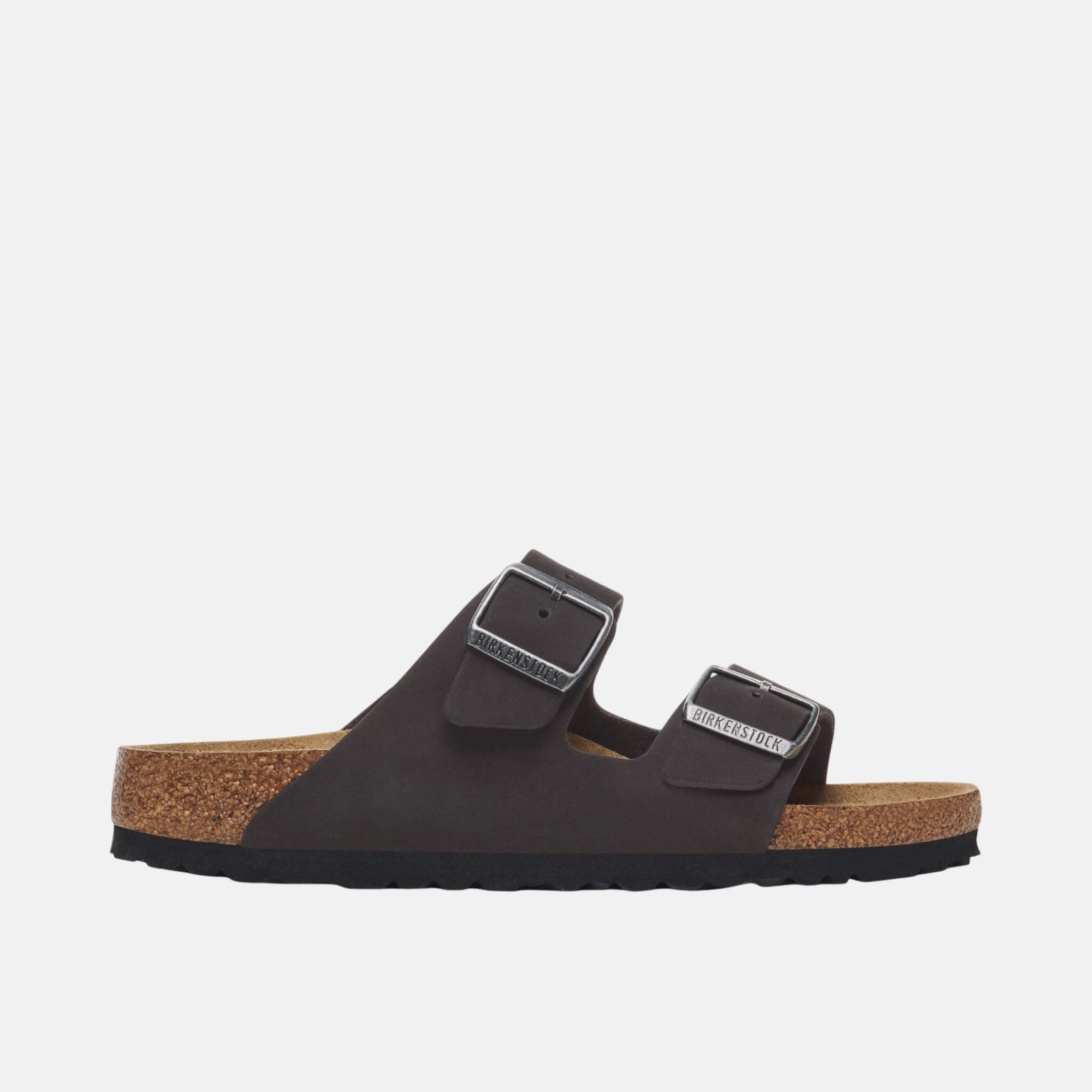 Czarne klapki Regular Arizona Soft Footbed Nubuk Leather