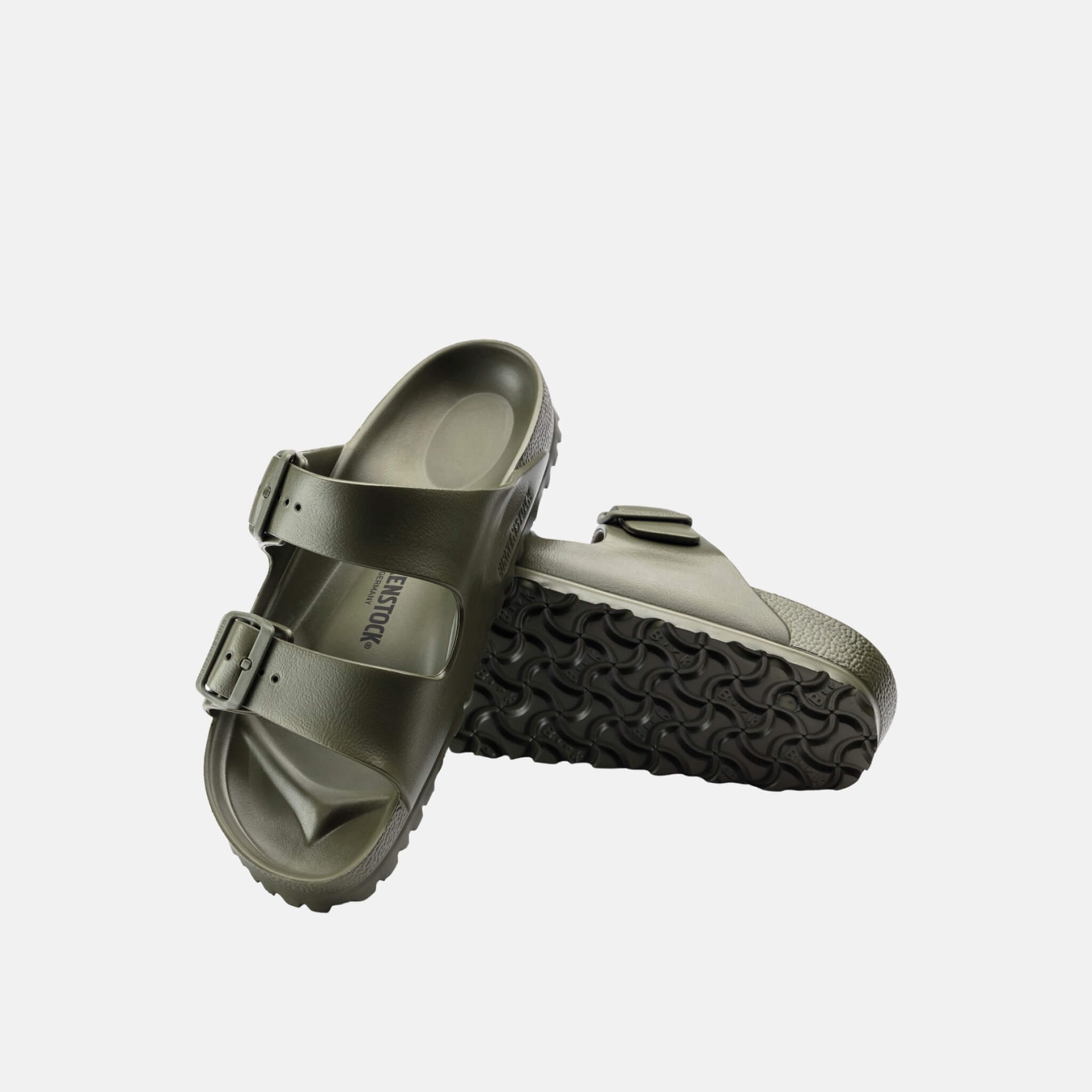 Zielone klapki Birkenstock Arizona EVA
