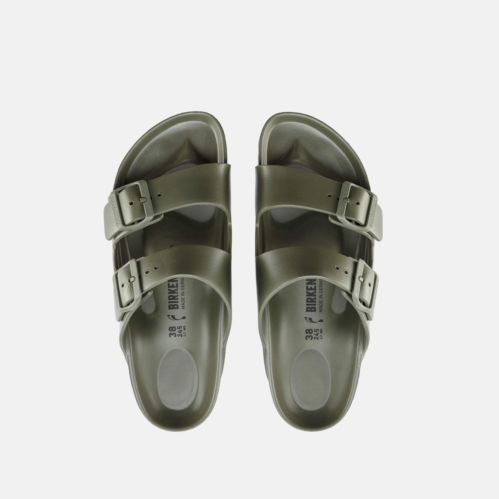 Zielone klapki Birkenstock Arizona EVA