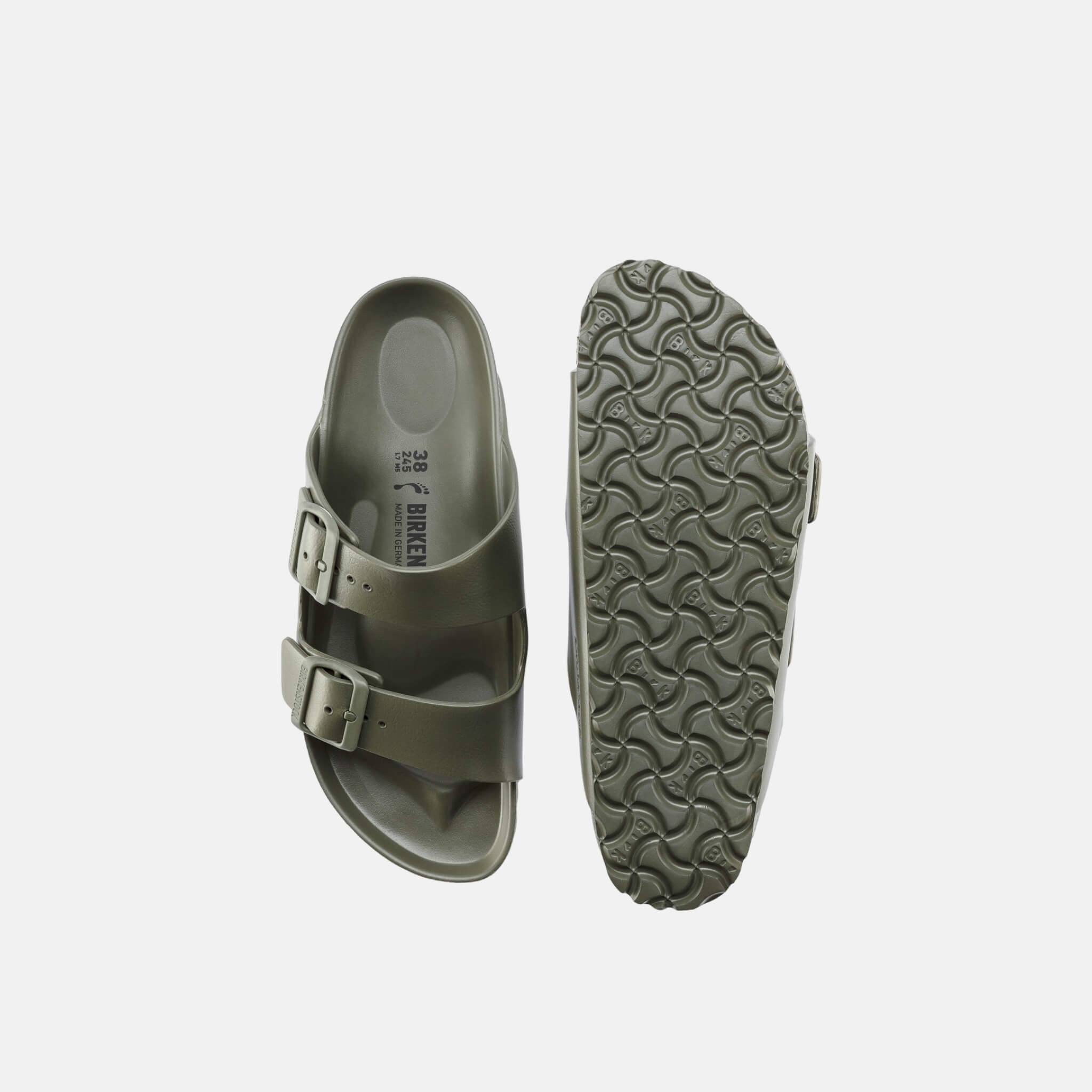 Zielone klapki Birkenstock Arizona EVA
