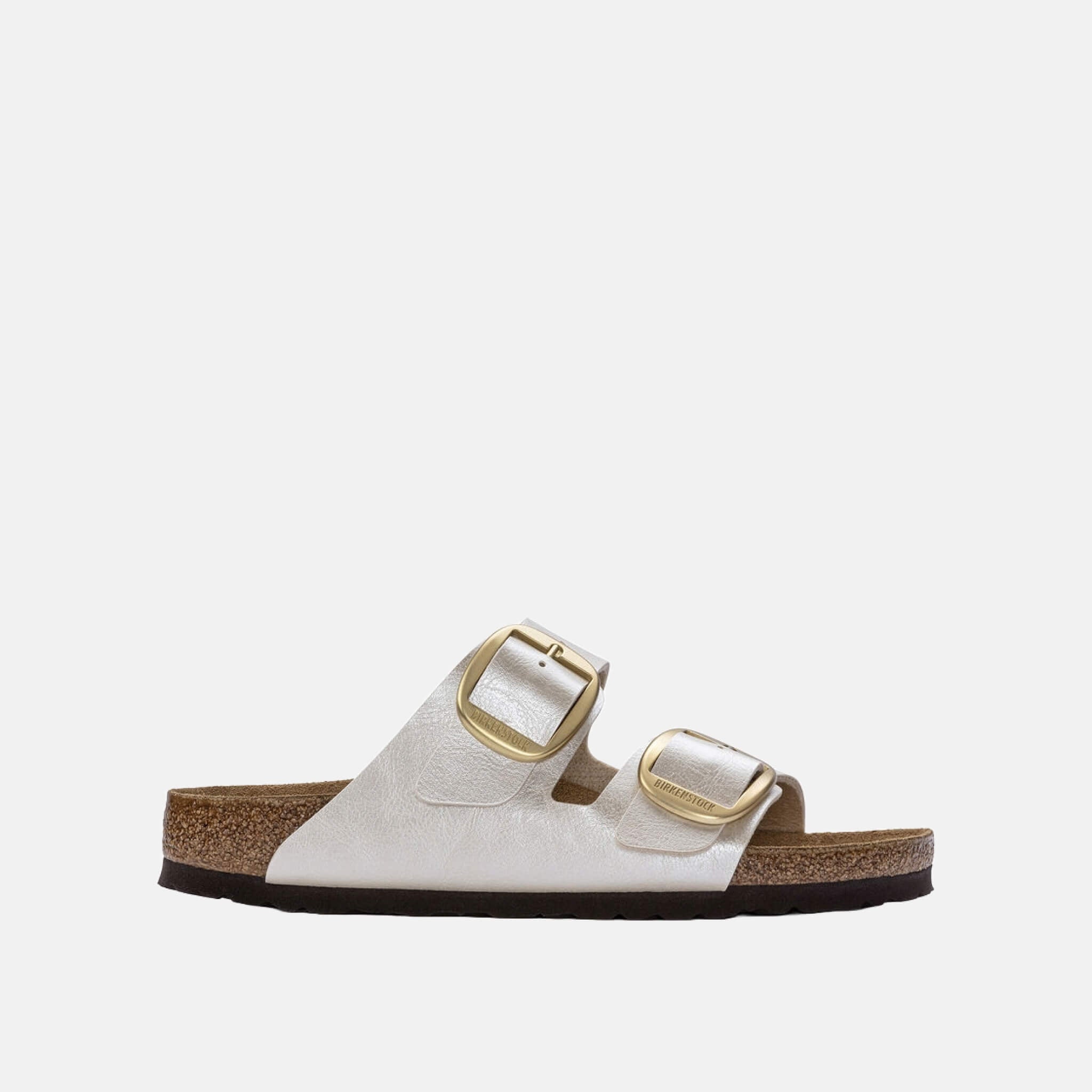 Perłowe klapki Birkenstock Arizona Big Buckle Graceful