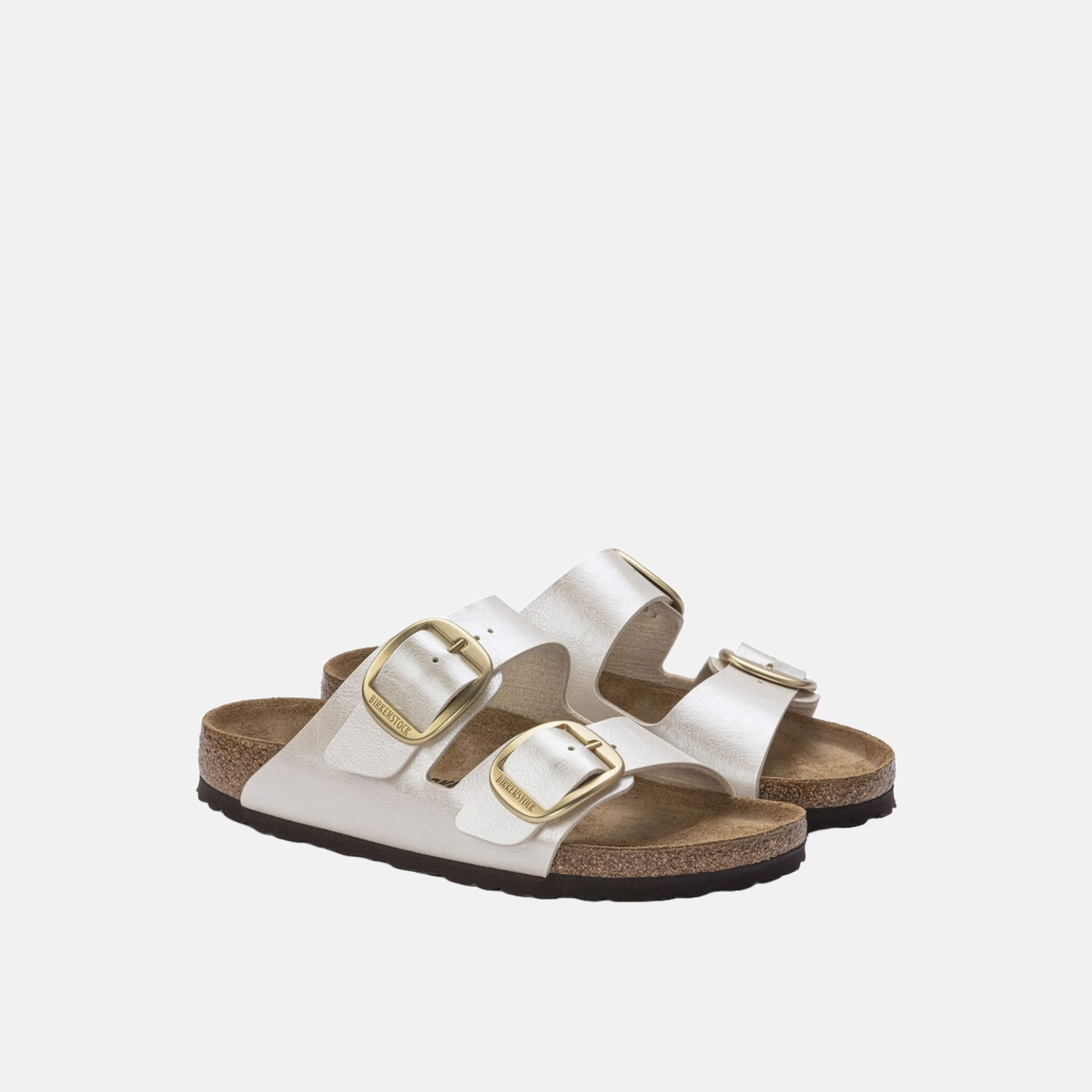 Perłowe klapki Birkenstock Arizona Big Buckle Graceful