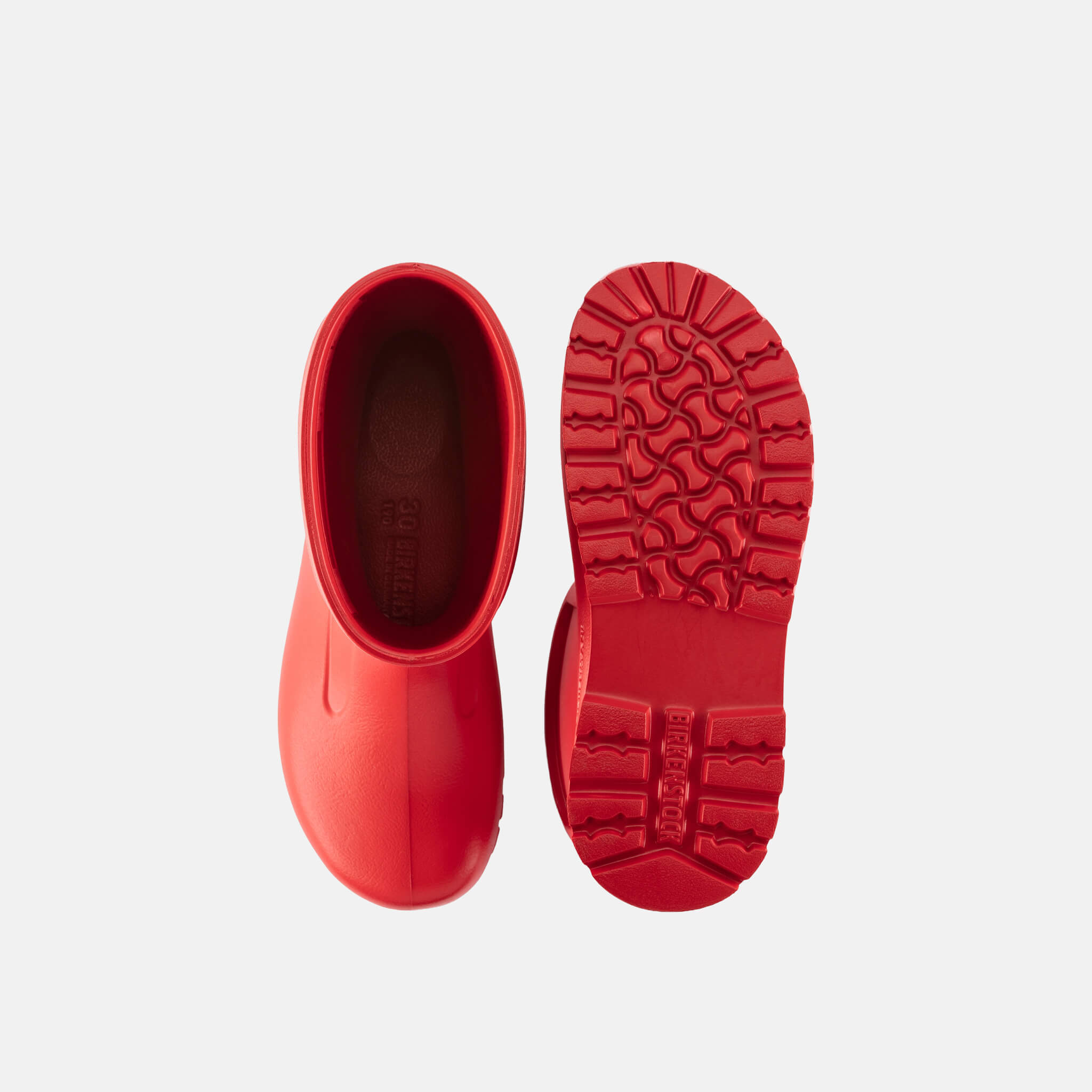 Dziecięce czerwone kalosze Birkenstock Derry EVA