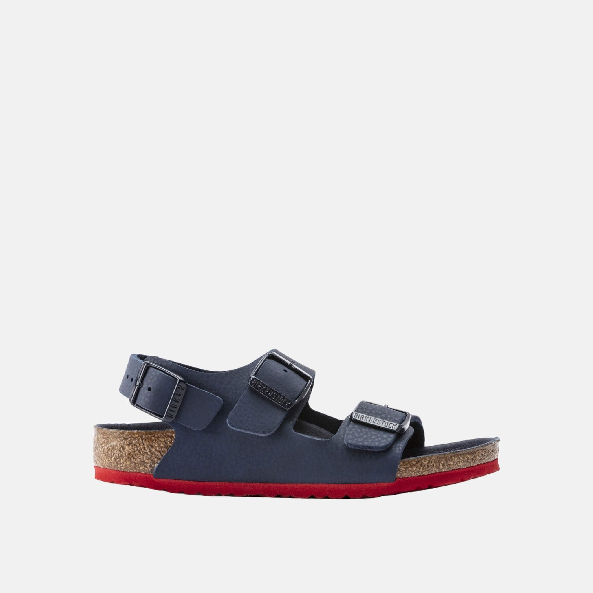 Dziecięce niebieskie sandały Birkenstock Milano Birko-Flor