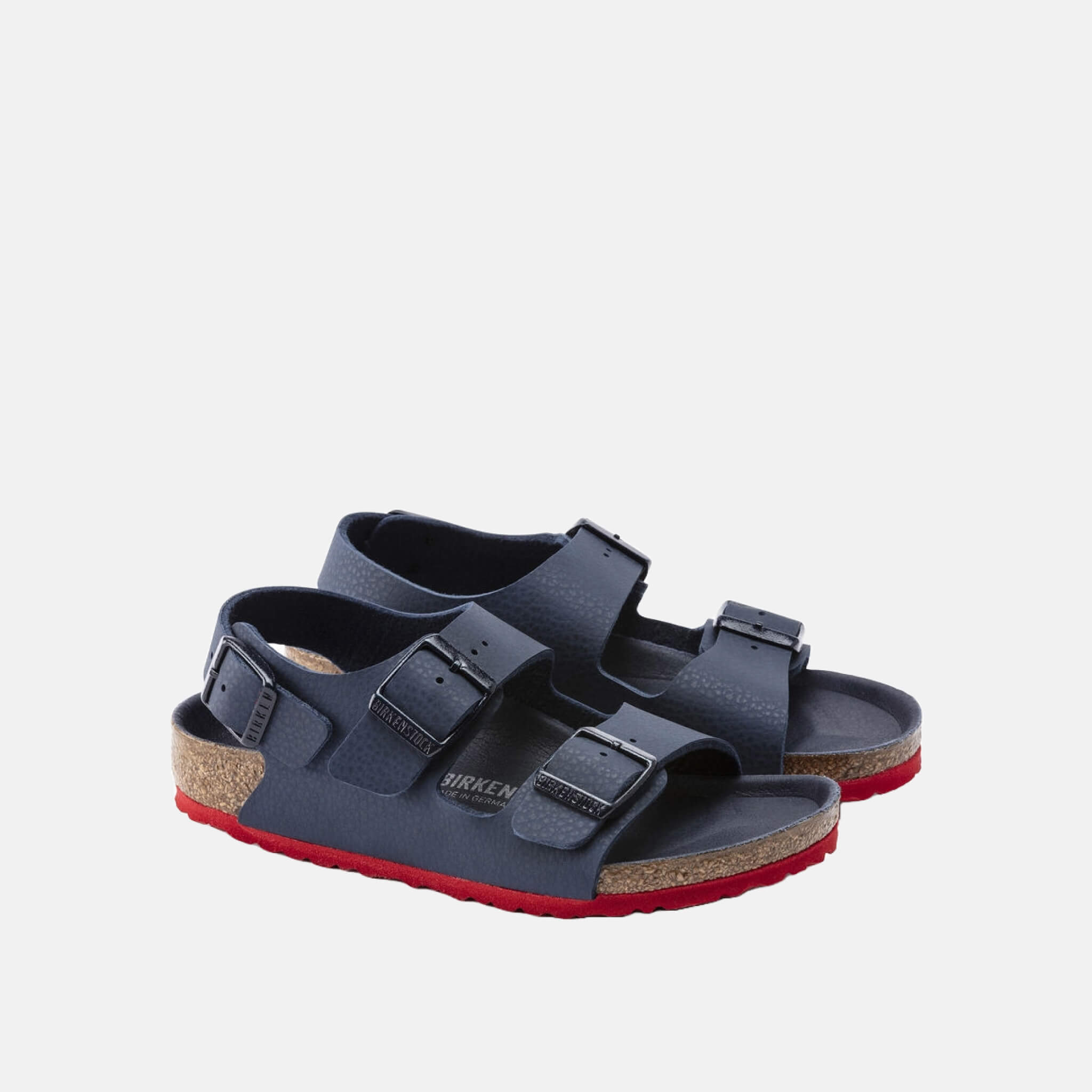 Dziecięce niebieskie sandały Birkenstock Milano Birko-Flor
