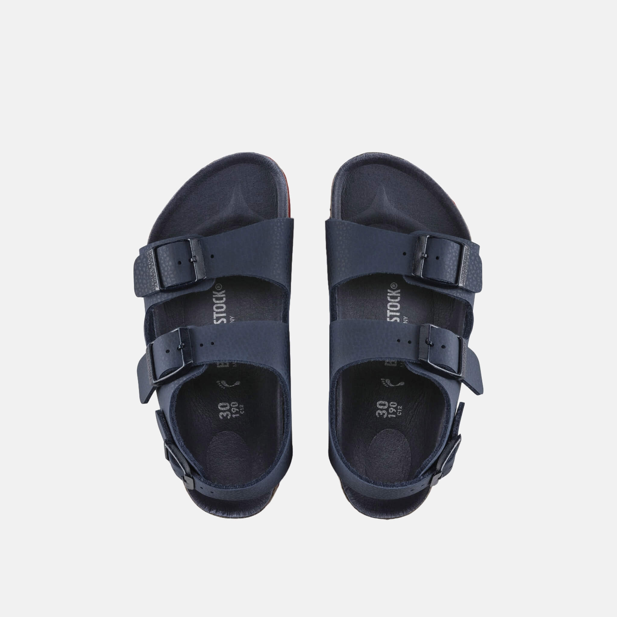 Dziecięce niebieskie sandały Birkenstock Milano Birko-Flor