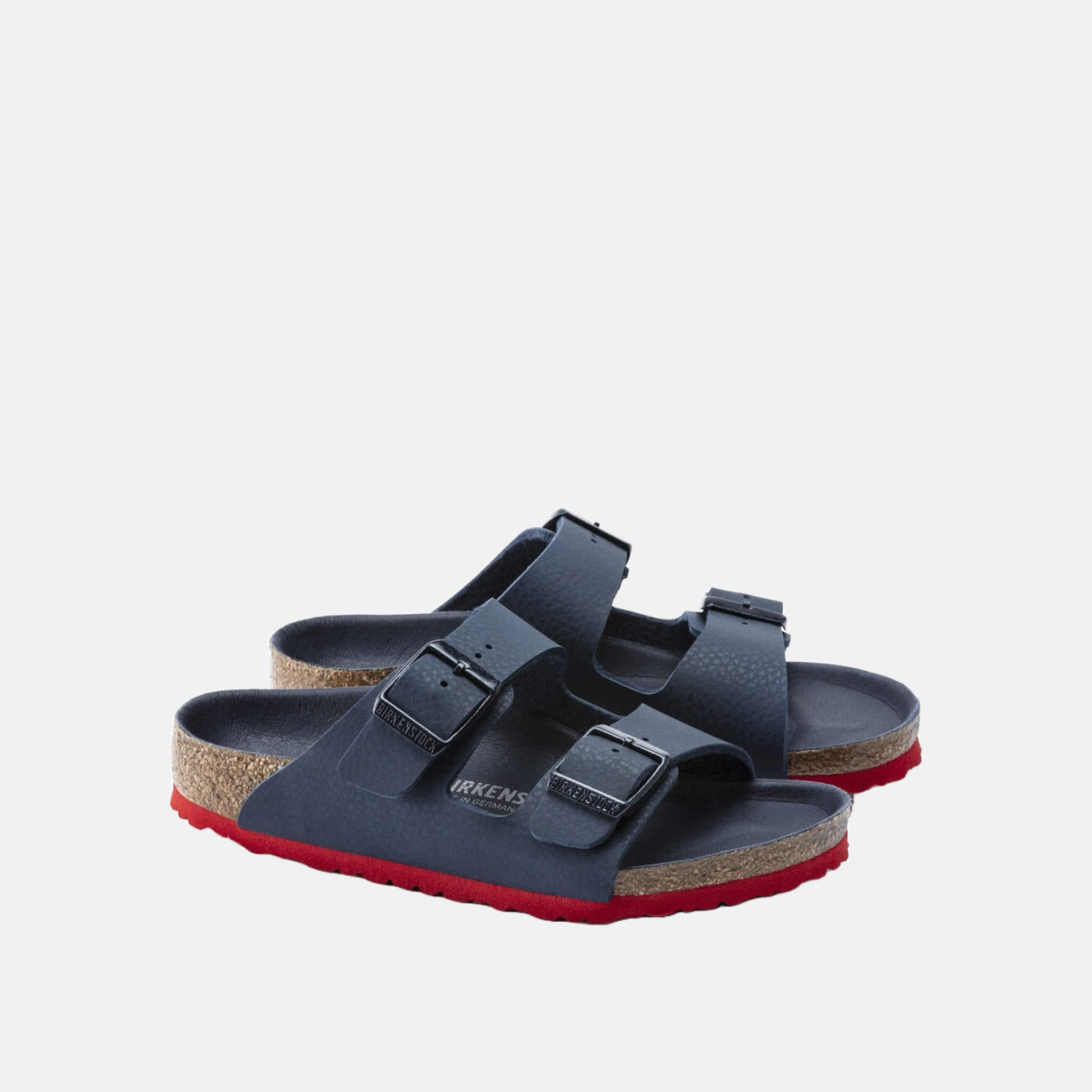 Dziecięce niebieskie klapki Birkenstock Arizona Birko-Flor