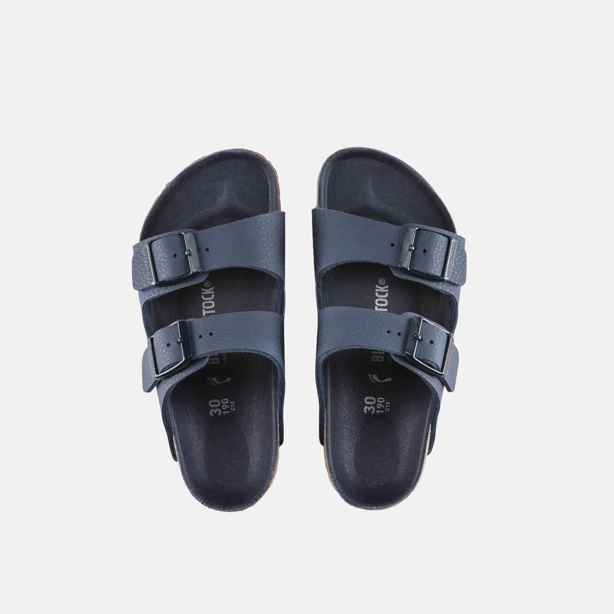 Dziecięce niebieskie klapki Birkenstock Arizona Birko-Flor