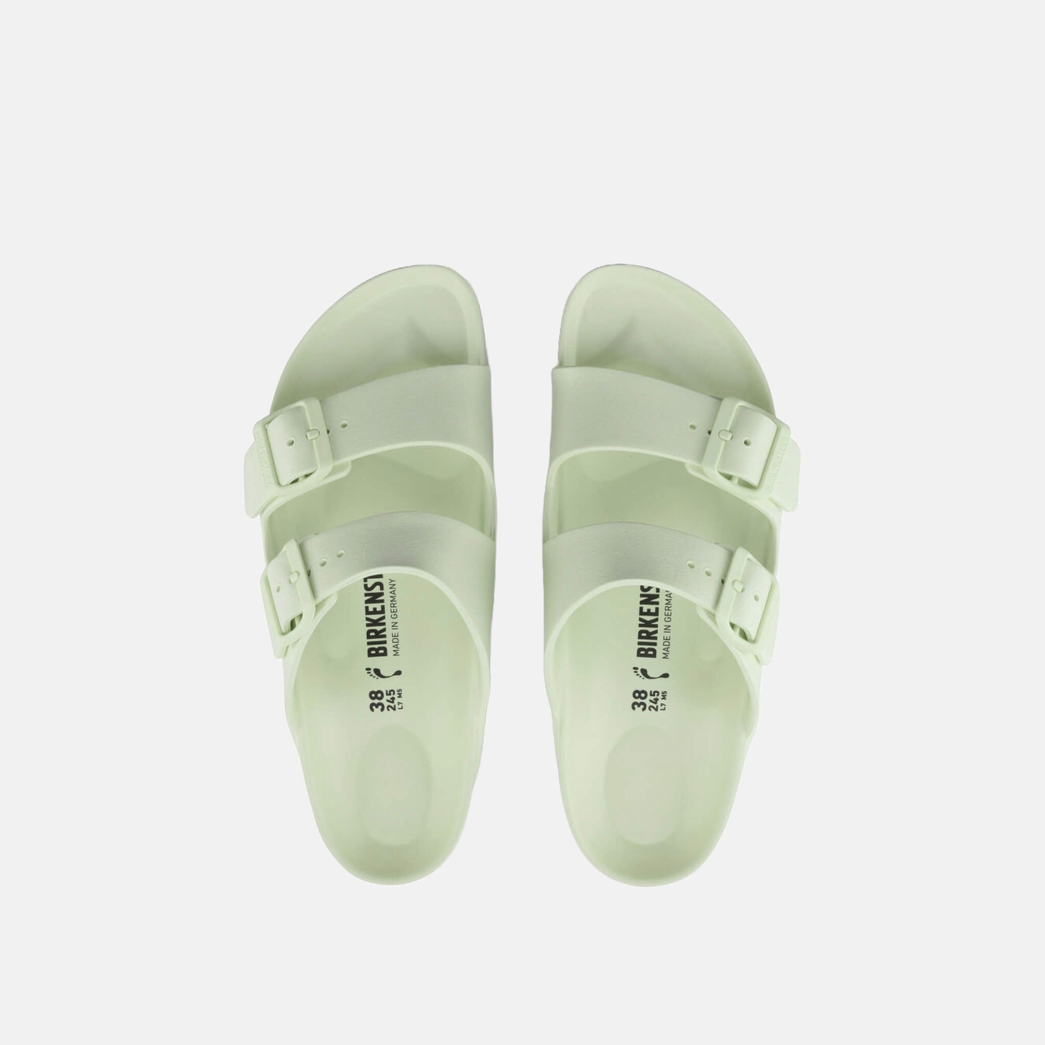 Zielone klapki Birkenstock Arizona EVA