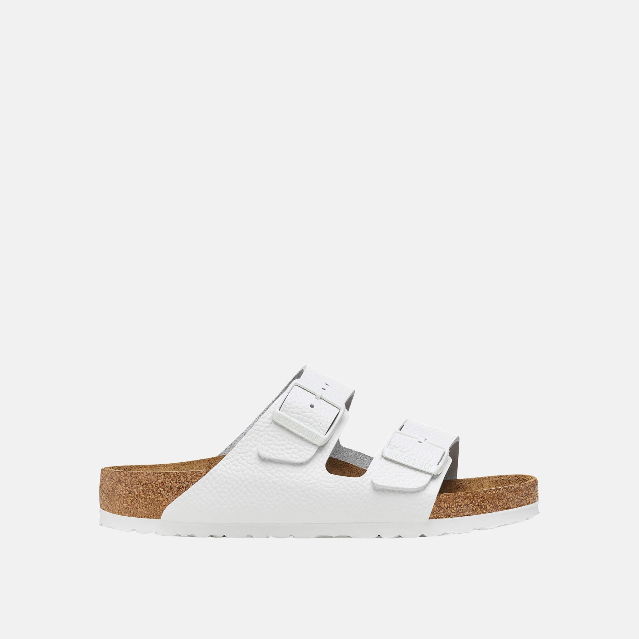 Białe klapki Arizona Smooth Leather