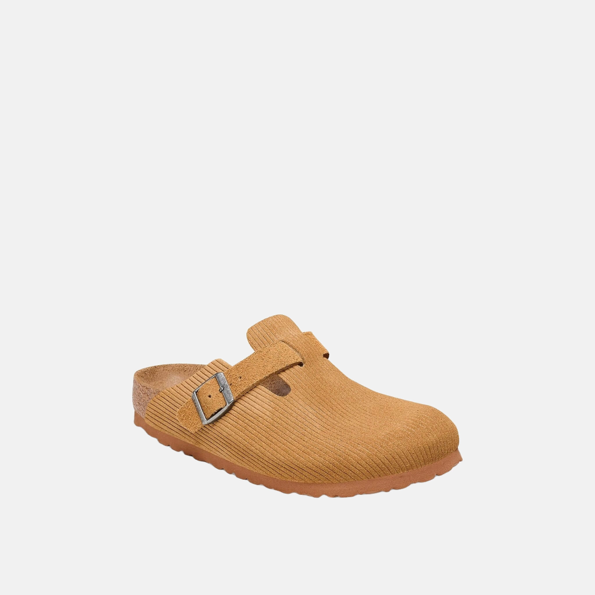Brązowe klapki Boston Corduroy Regular