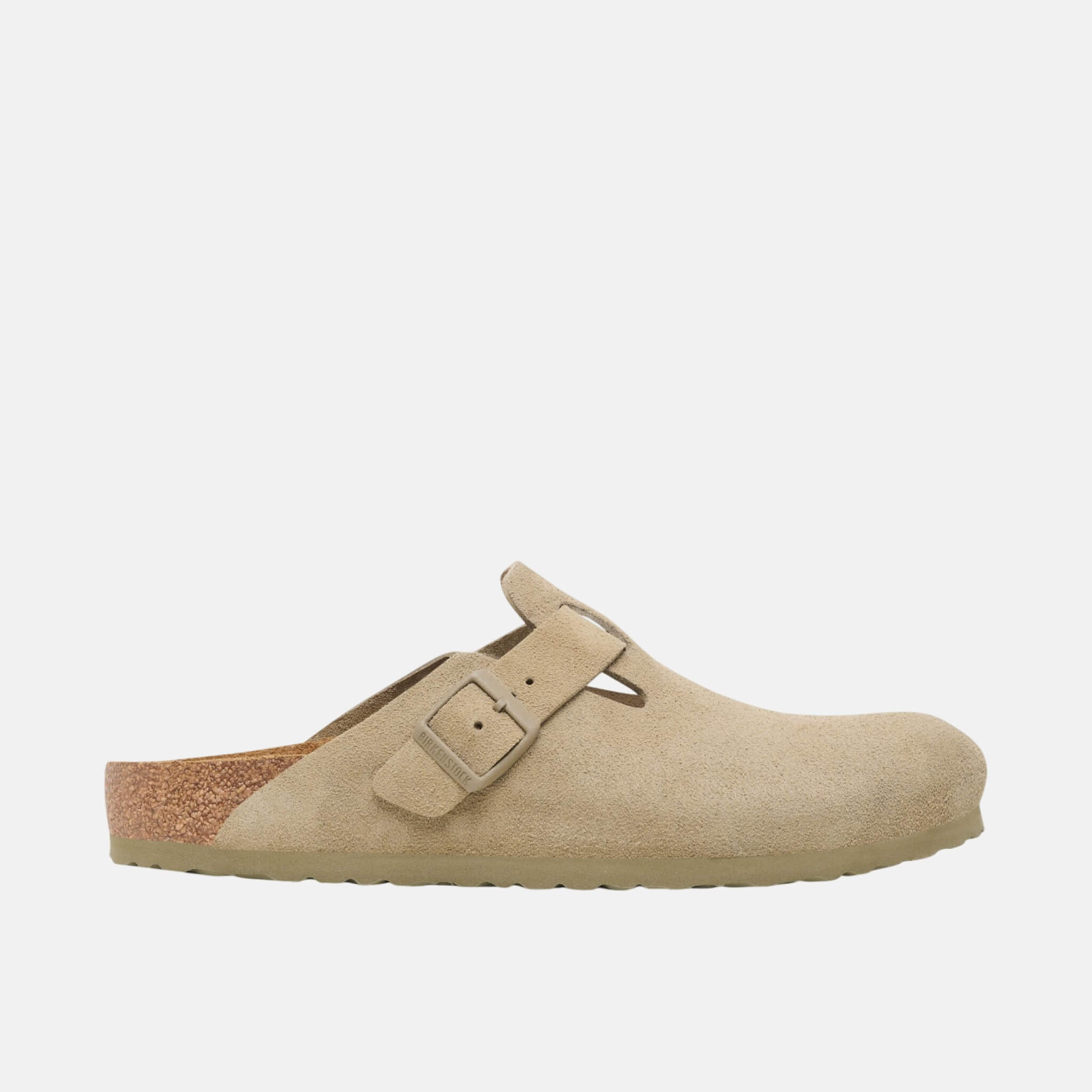 Zielone kapcie Regular Boston Suede Leather