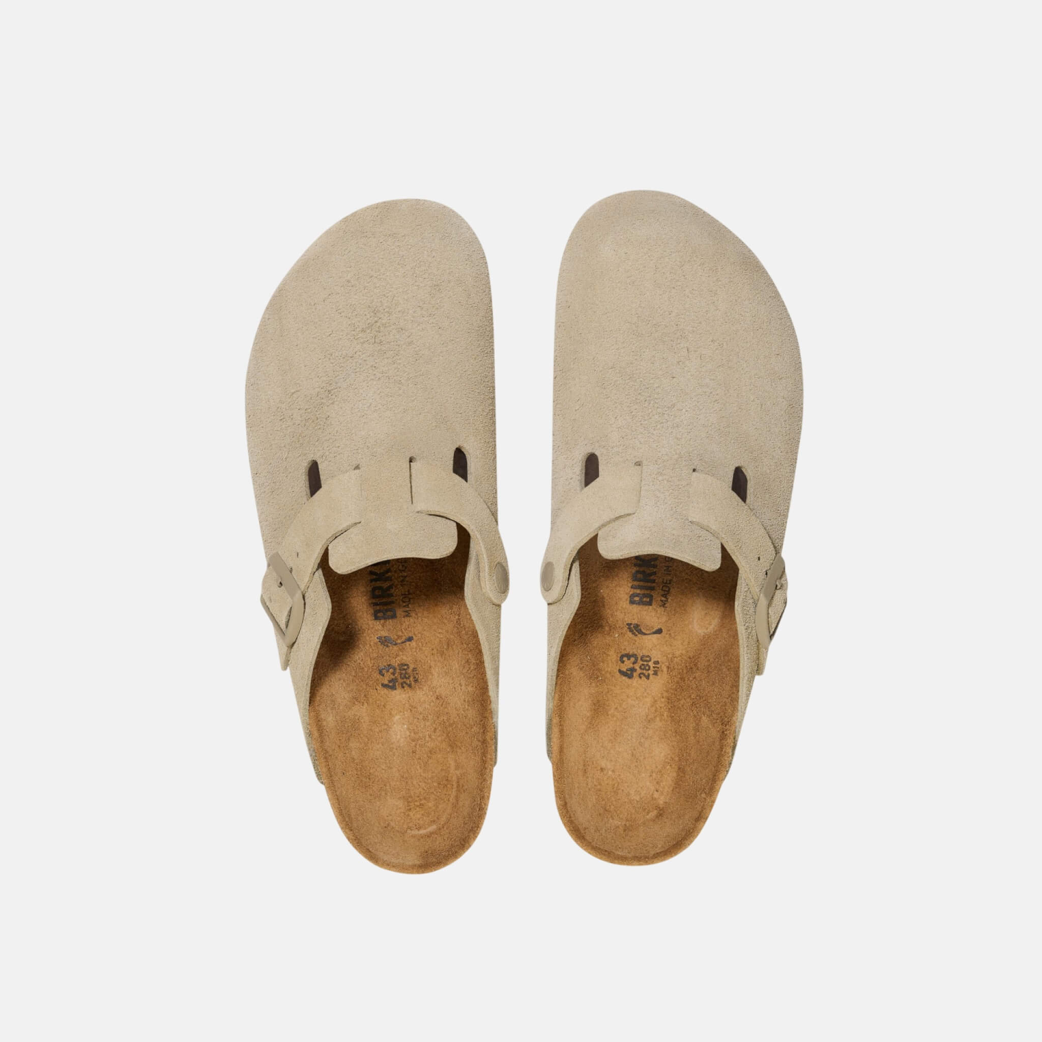 Zielone kapcie Regular Boston Suede Leather