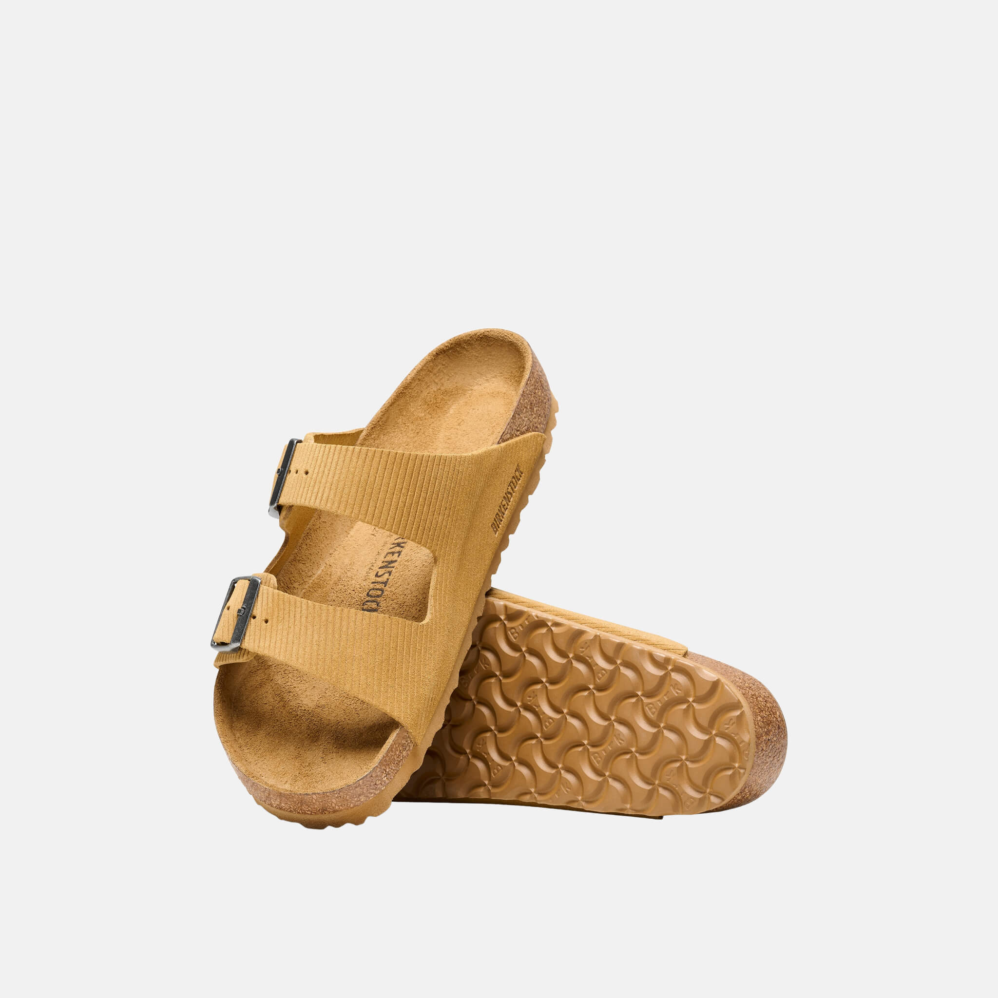 Brązowe klapki Arizona Corduroy w rozmiarze regular