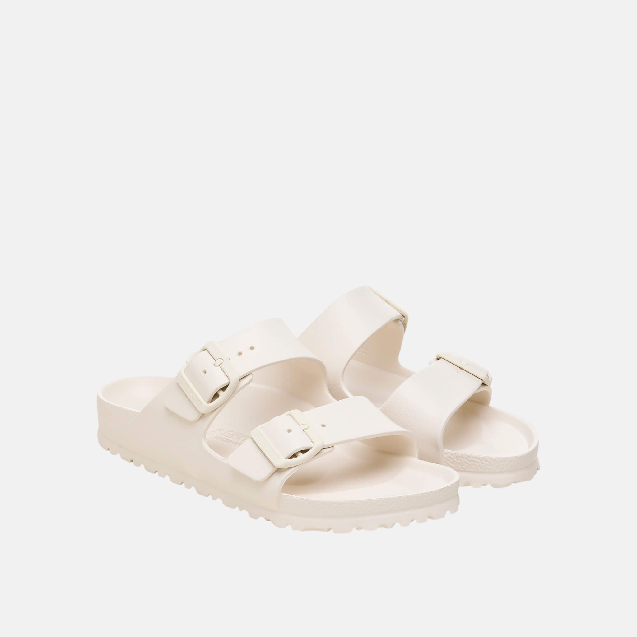 Kremowe wąskie klapki Birkenstock Arizona EVA
