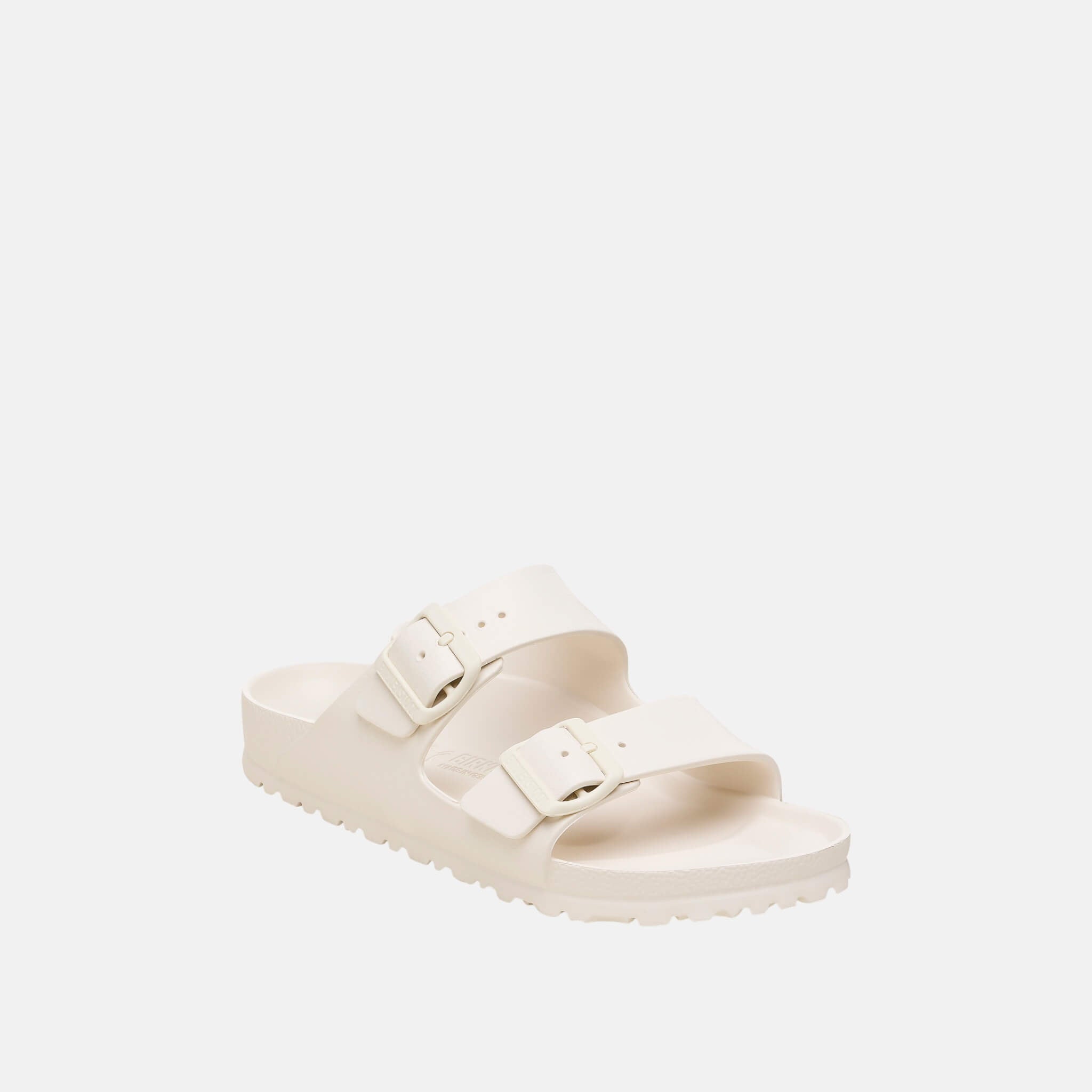 Kremowe wąskie klapki Birkenstock Arizona EVA